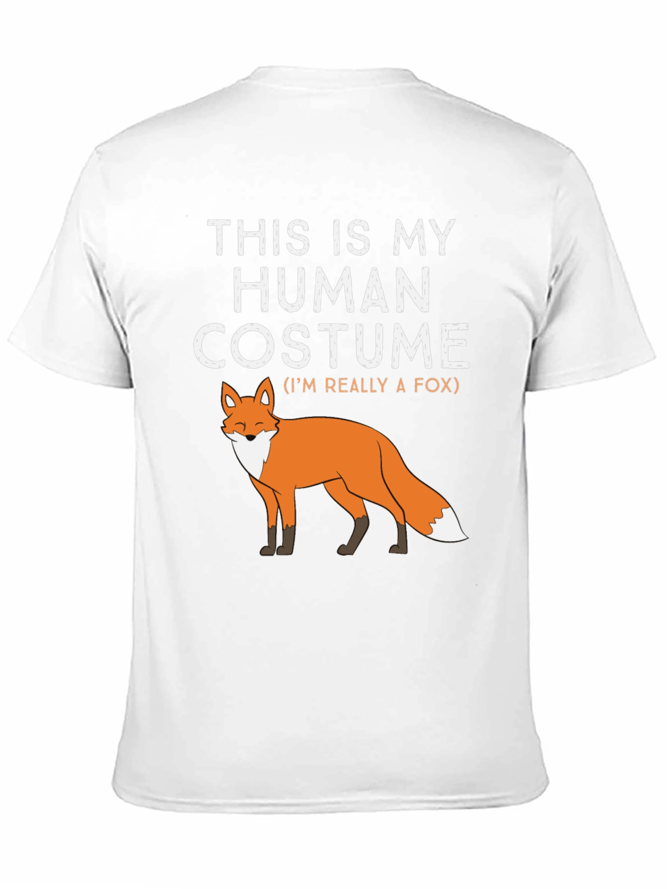 Human Costume Fox Graphic T-Shirt