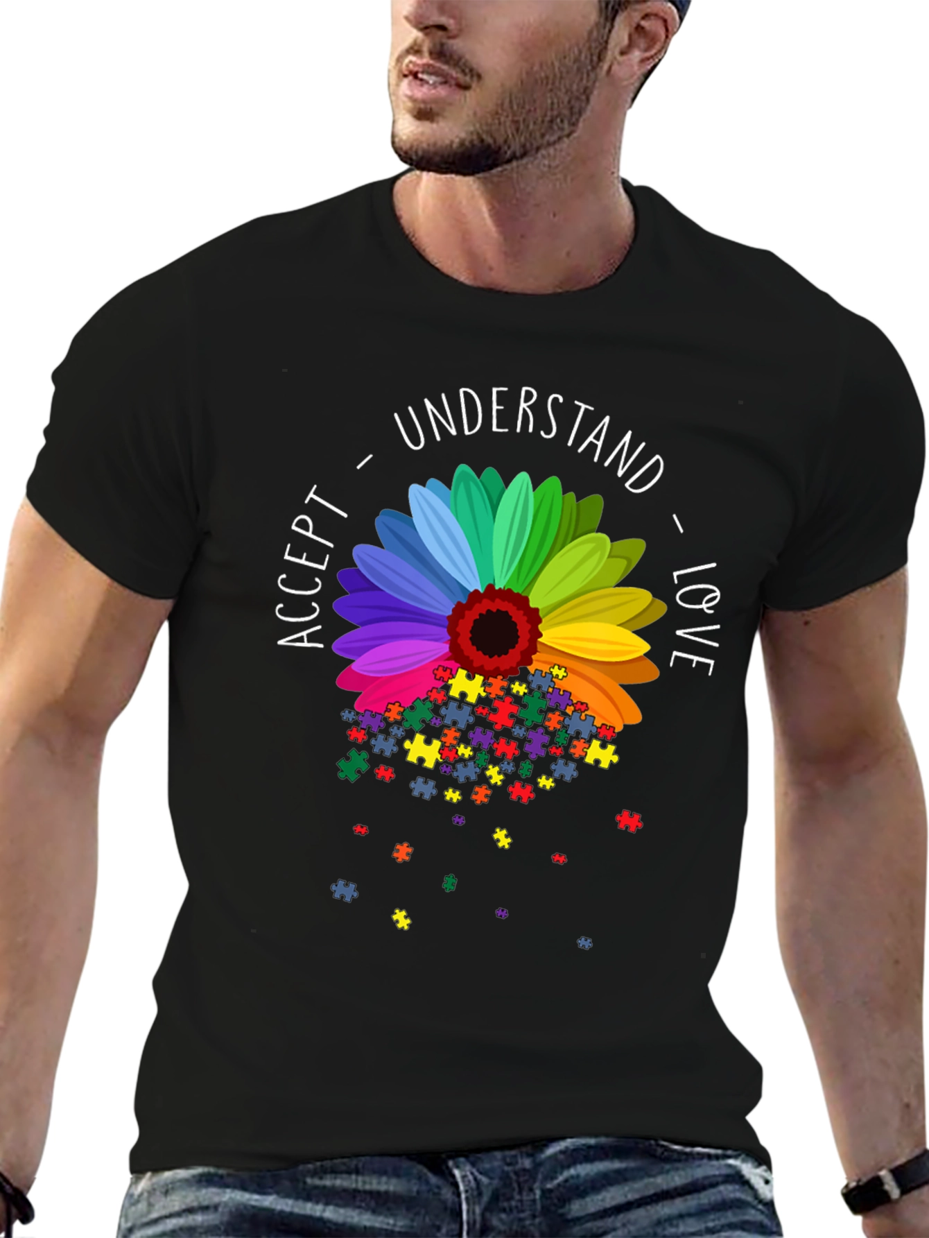 Autism Awareness Flower T-Shirt