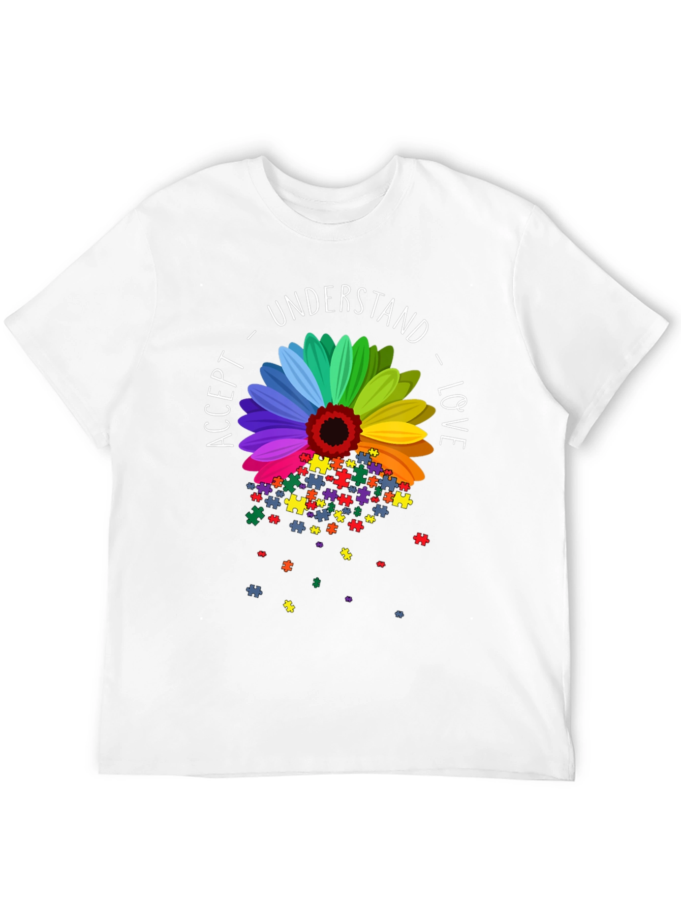 Autism Awareness Flower T-Shirt