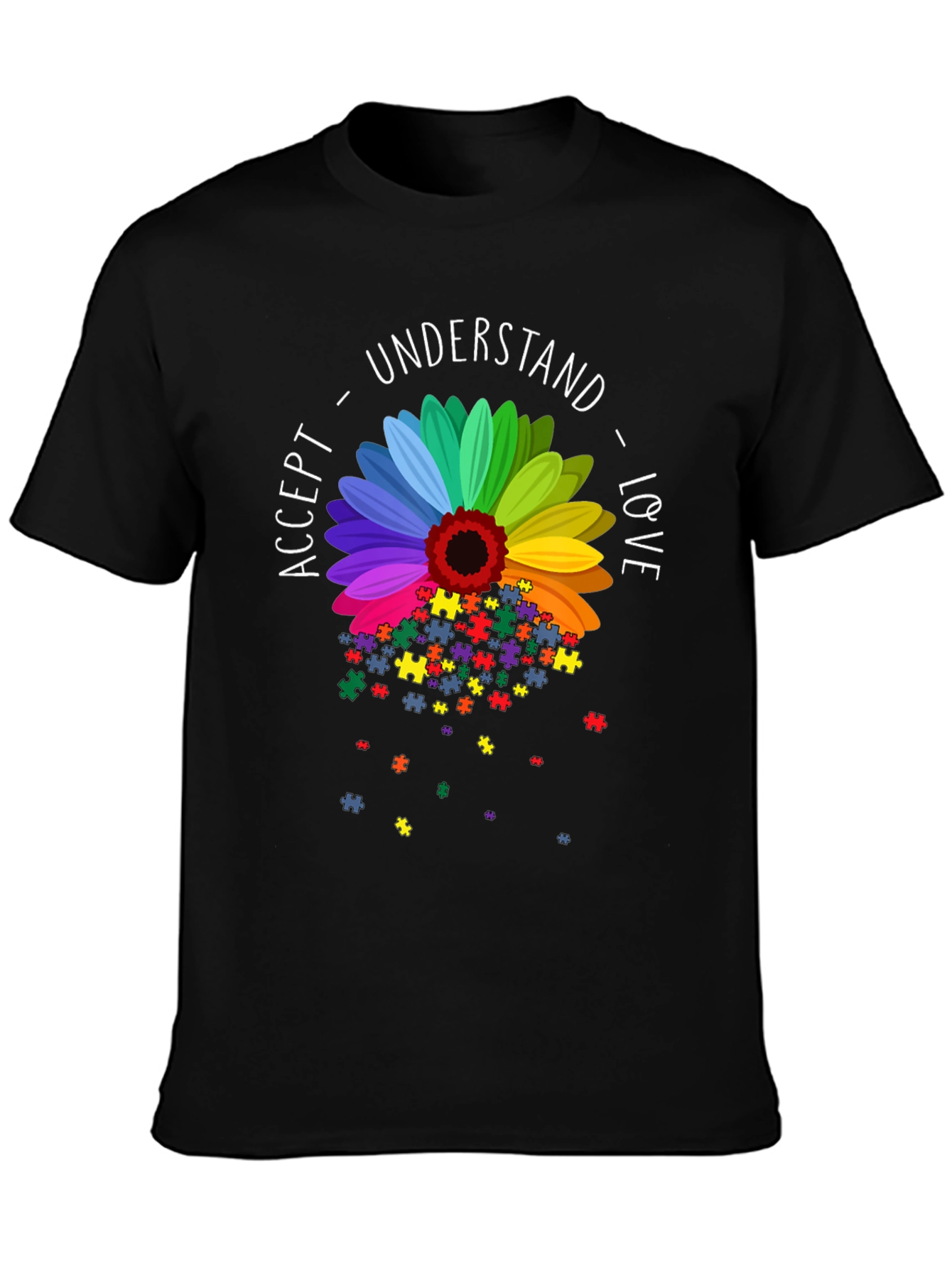 Autism Awareness Flower T-Shirt