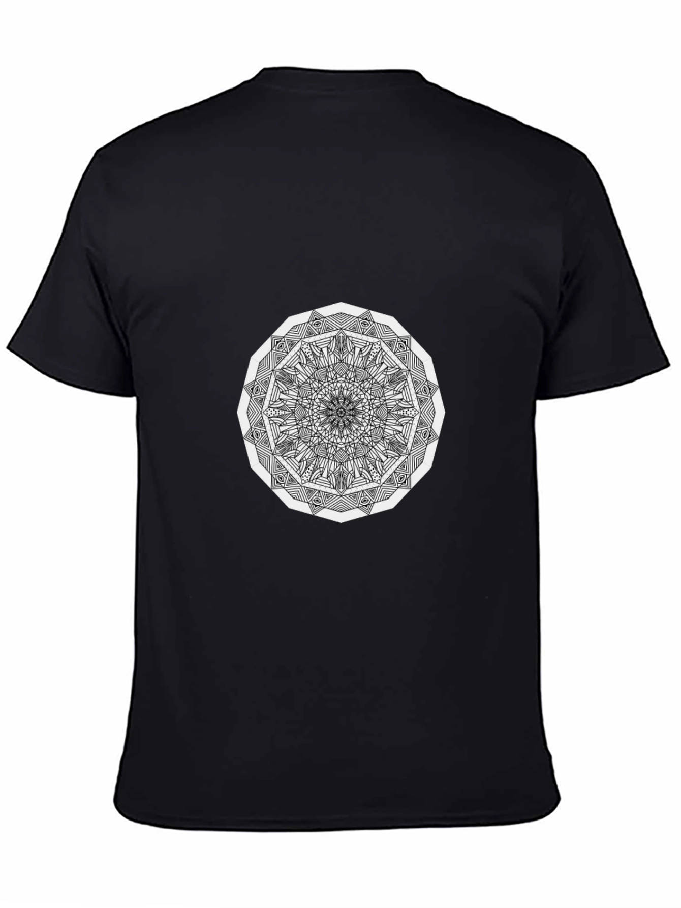 Mandala Graphic Black T-Shirt