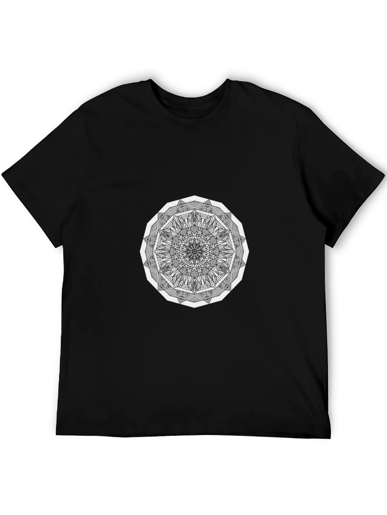 Mandala Graphic Black T-Shirt
