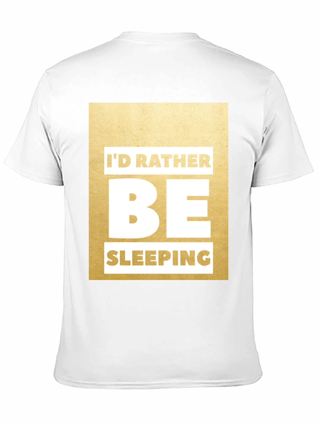 Funny Id Rather Be Sleeping Graphic Tee