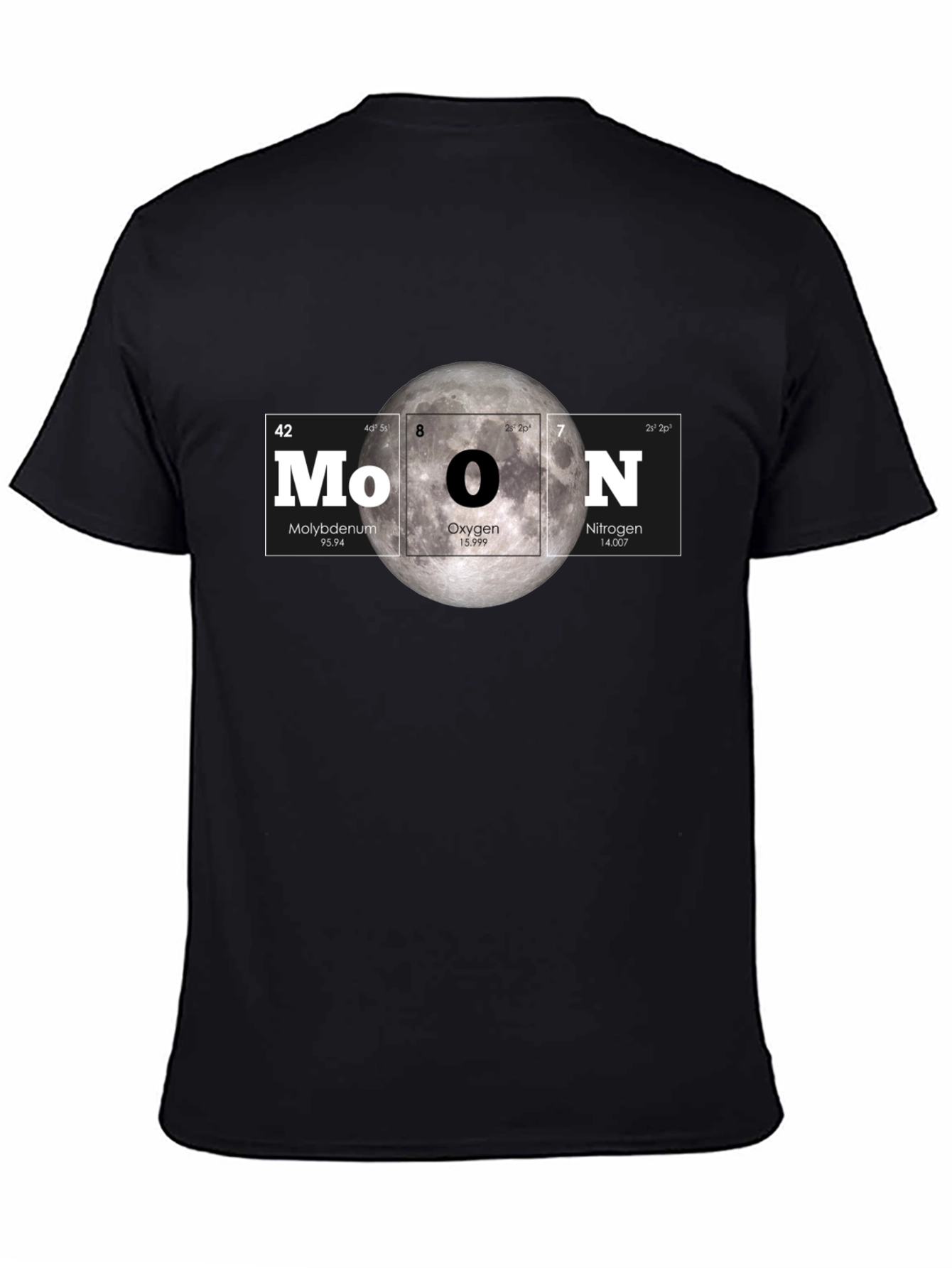 Periodic Table Moon Graphic T-Shirt