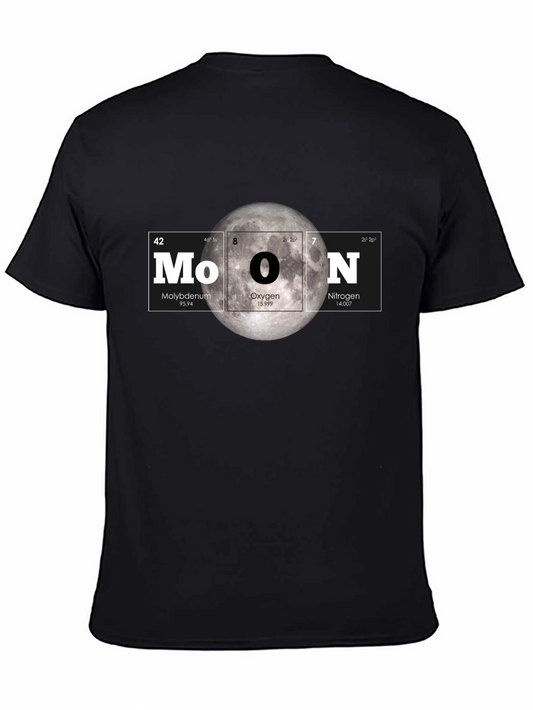 Periodic Table Moon Graphic T-Shirt