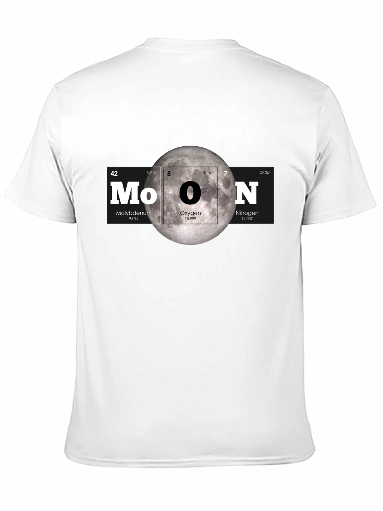 Periodic Table Moon Graphic T-Shirt