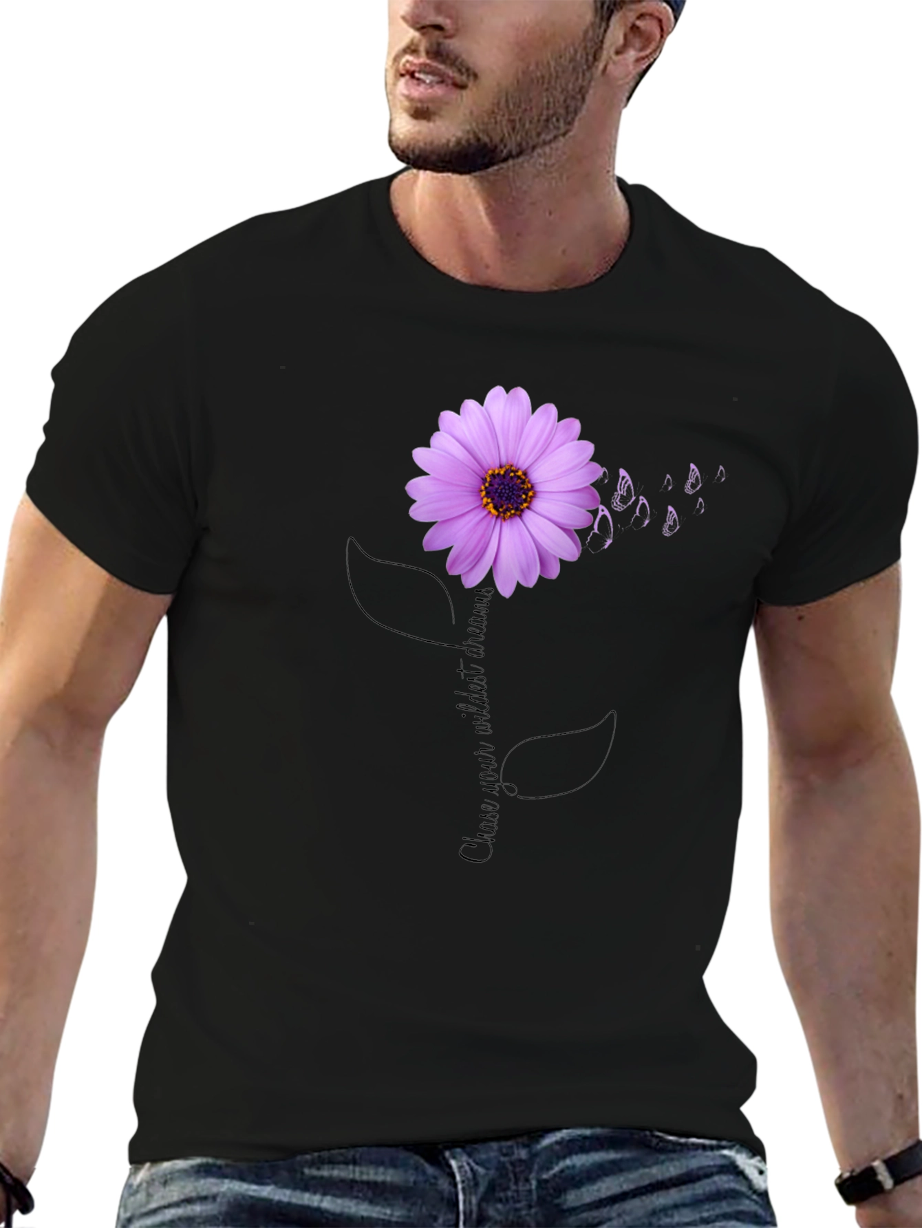 Floral Dream T-Shirt - Chase Your Dreams