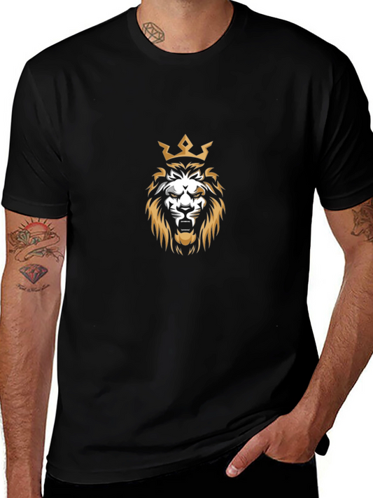Black Lion King Graphic T-Shirt