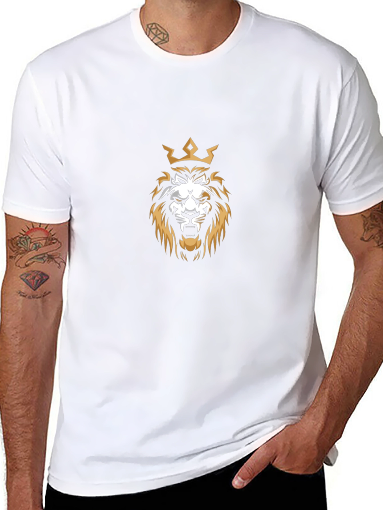 Black Lion King Graphic T-Shirt