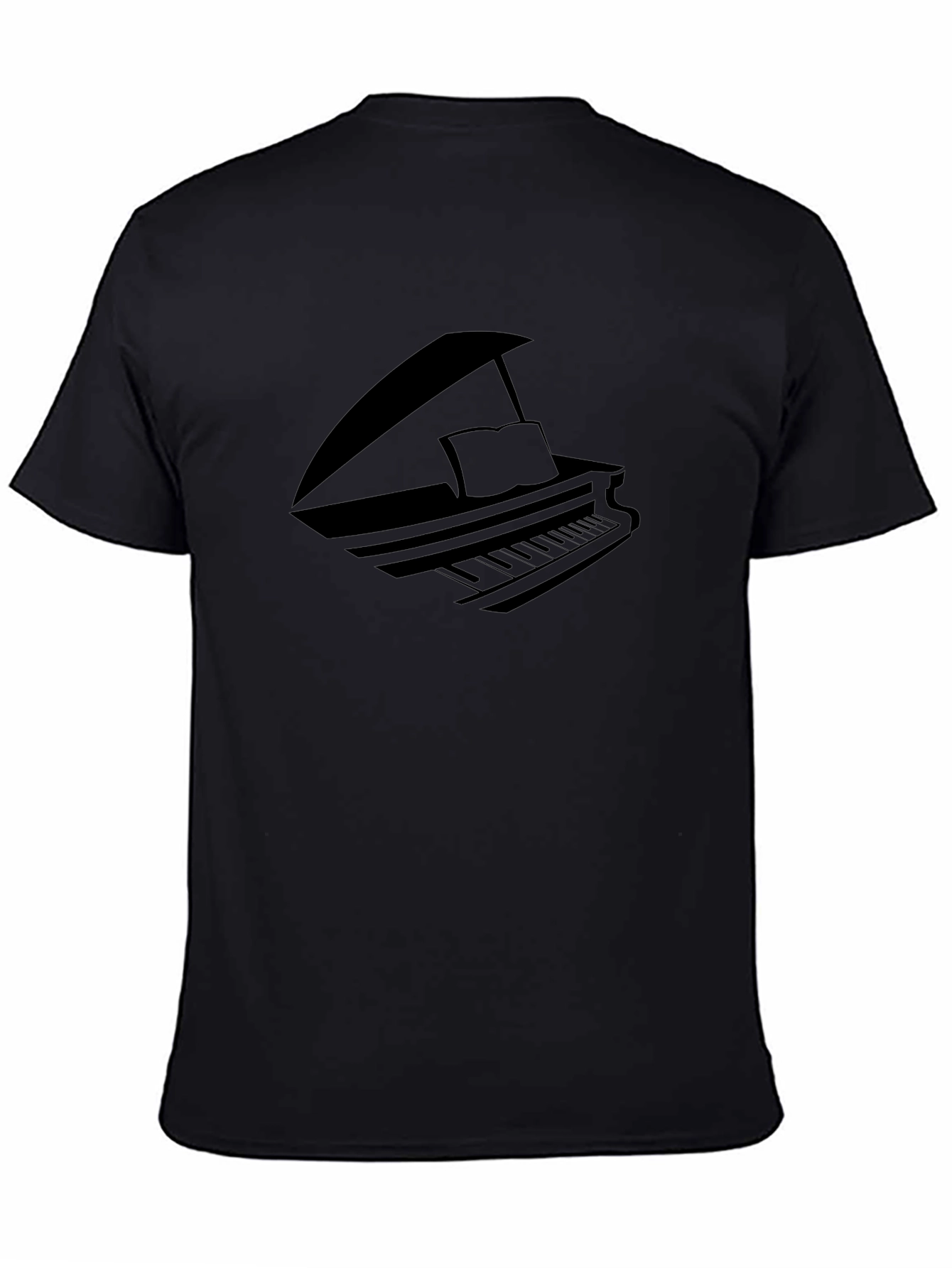Piano Graphic T-Shirt - Classic Style