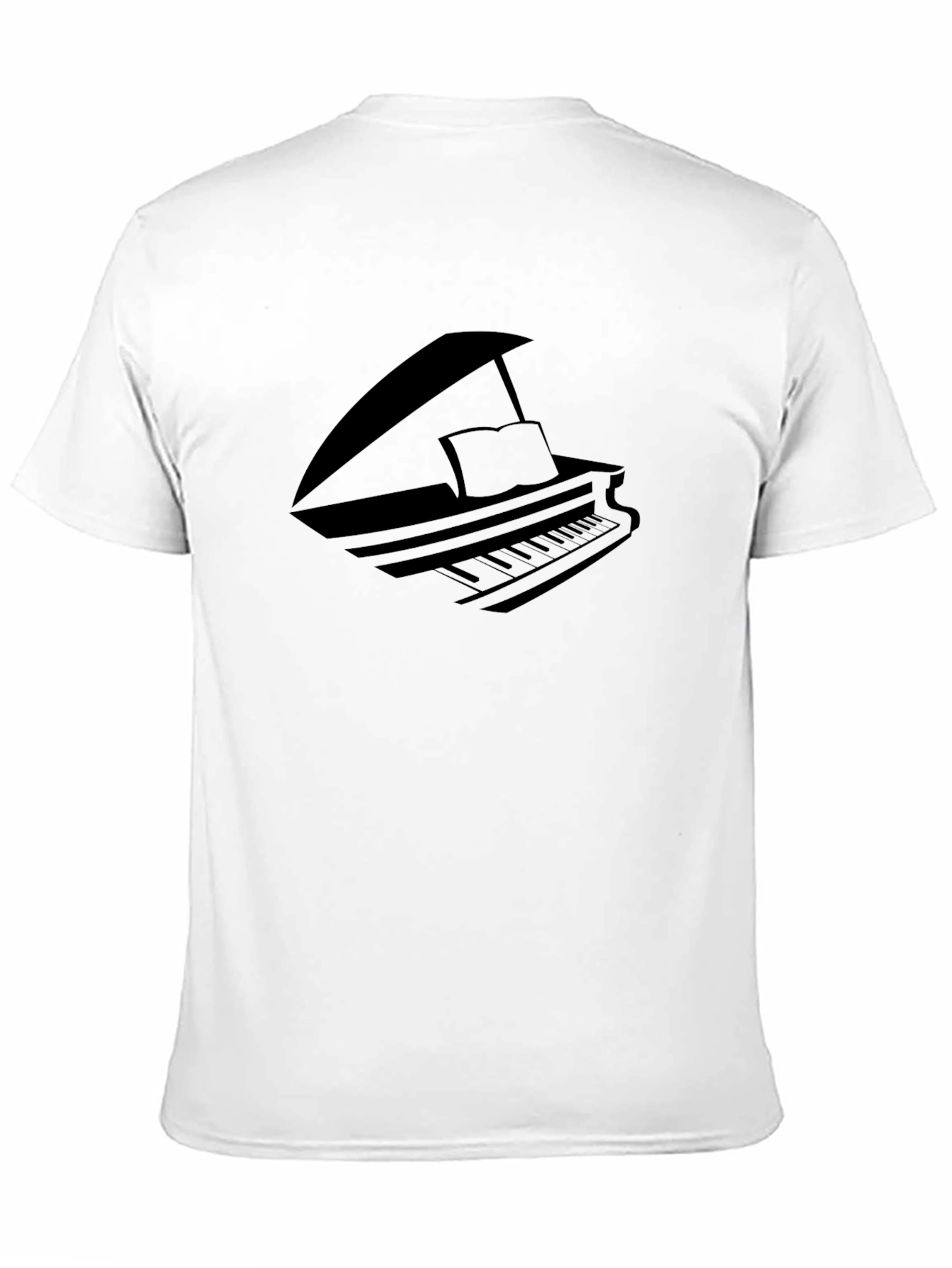 Piano Graphic T-Shirt - Classic Style