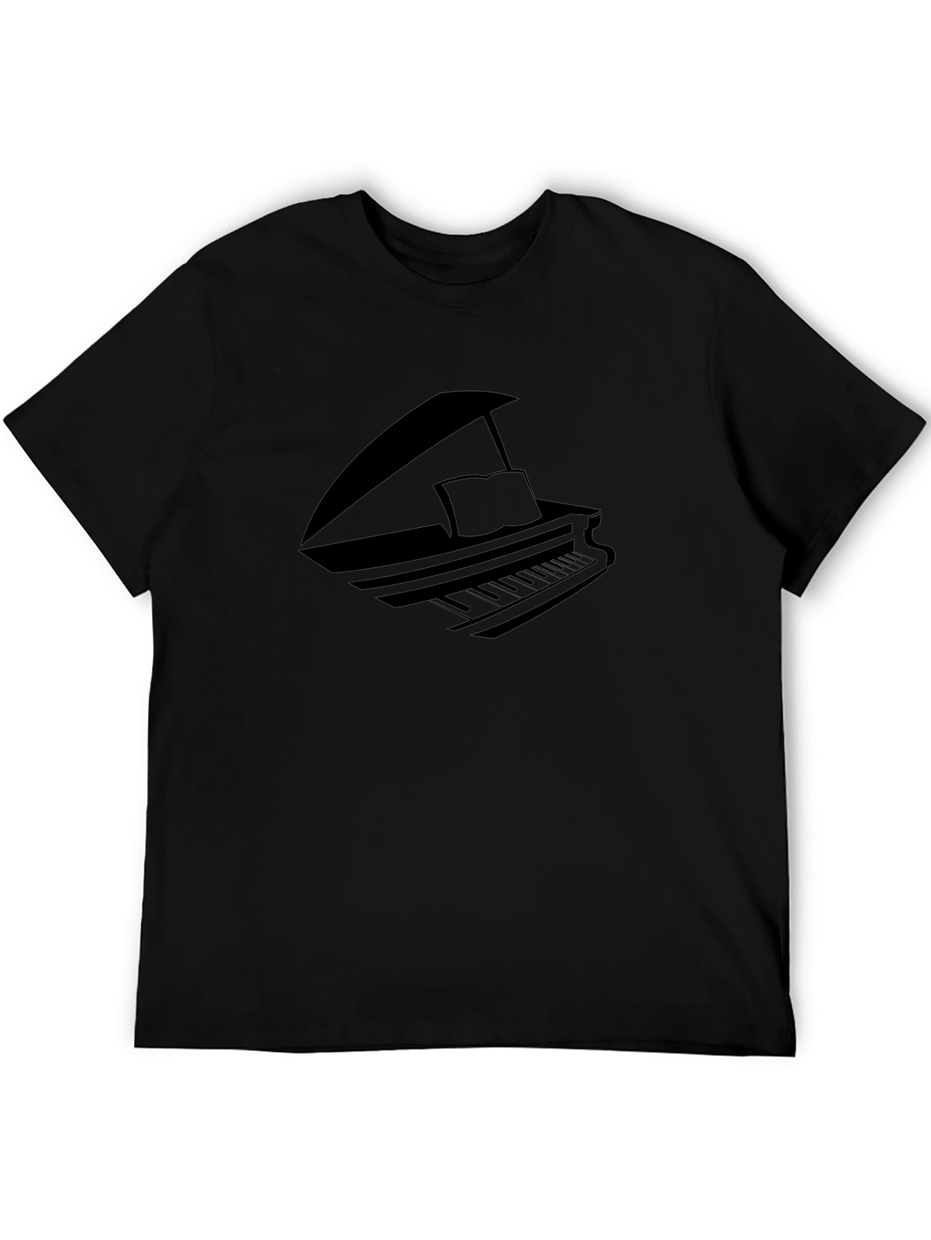 Piano Graphic T-Shirt - Classic Style