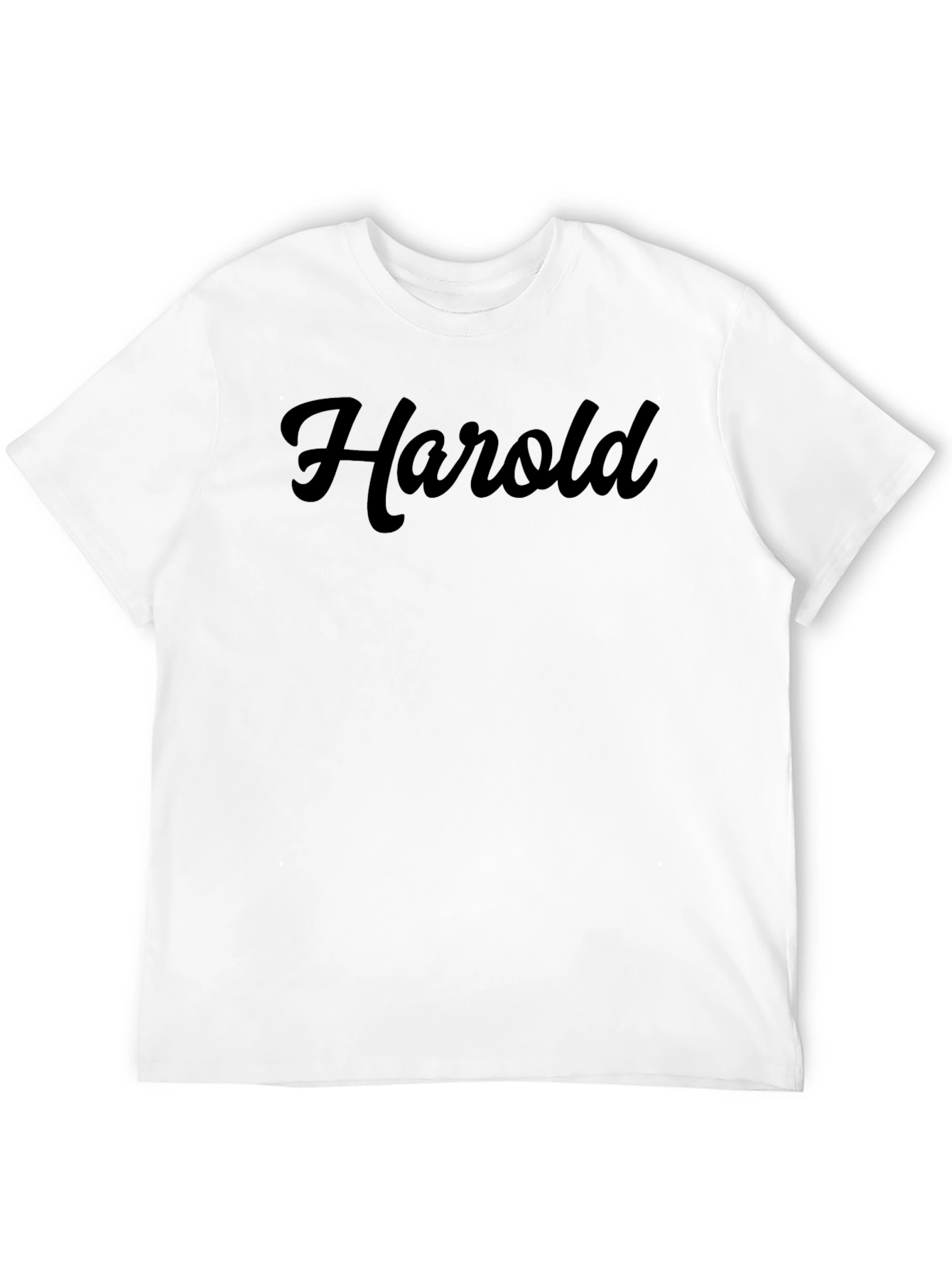 Harold Black Graphic Tee - Casual Style