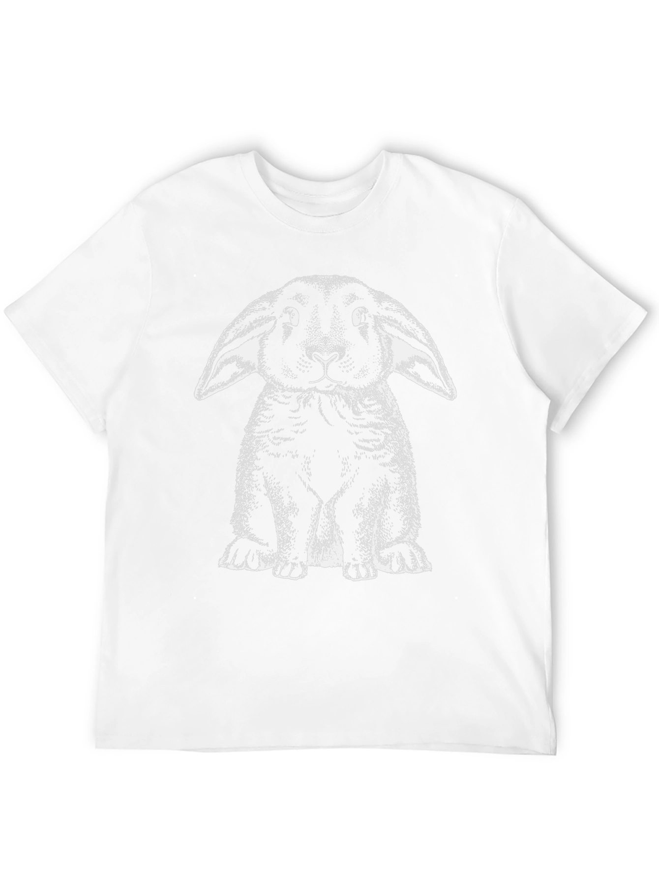 Black Rabbit Graphic Tee | Unique Bunny Design Shirt