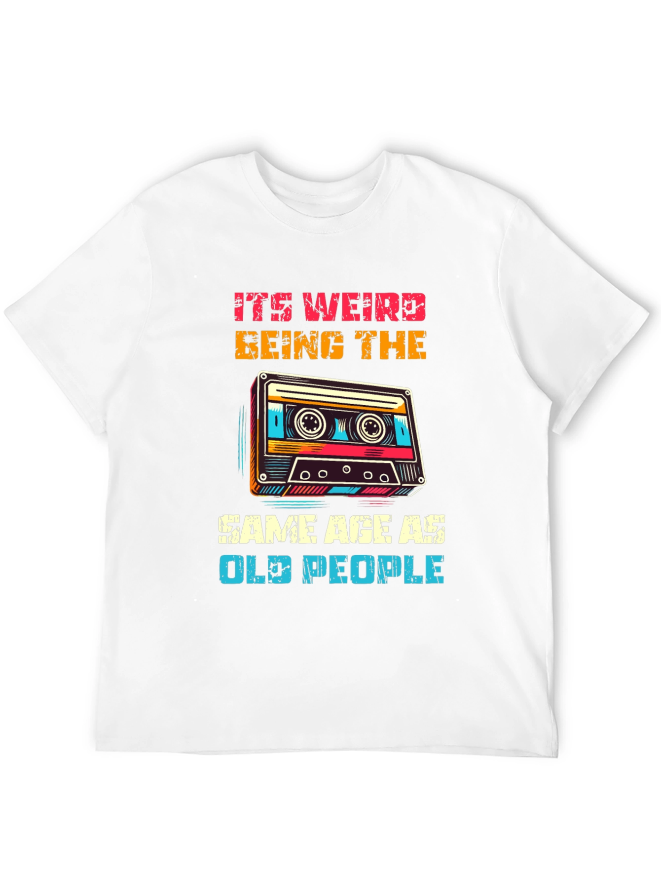 Retro Cassette Tape Graphic T-Shirt