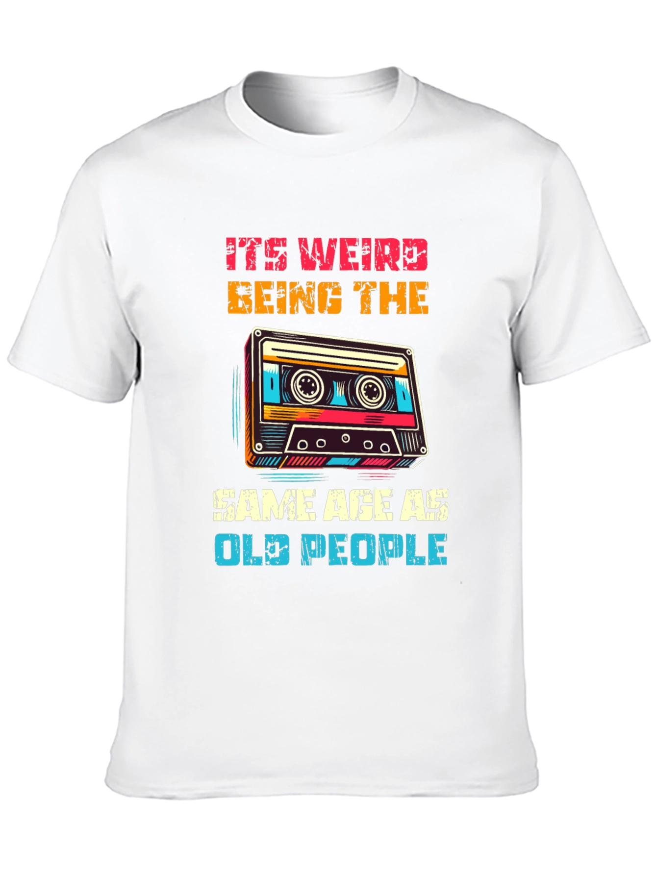 Retro Cassette Tape Graphic T-Shirt