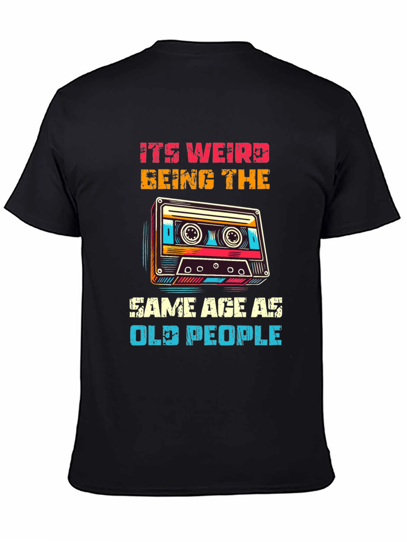 Retro Cassette Tape Graphic T-Shirt