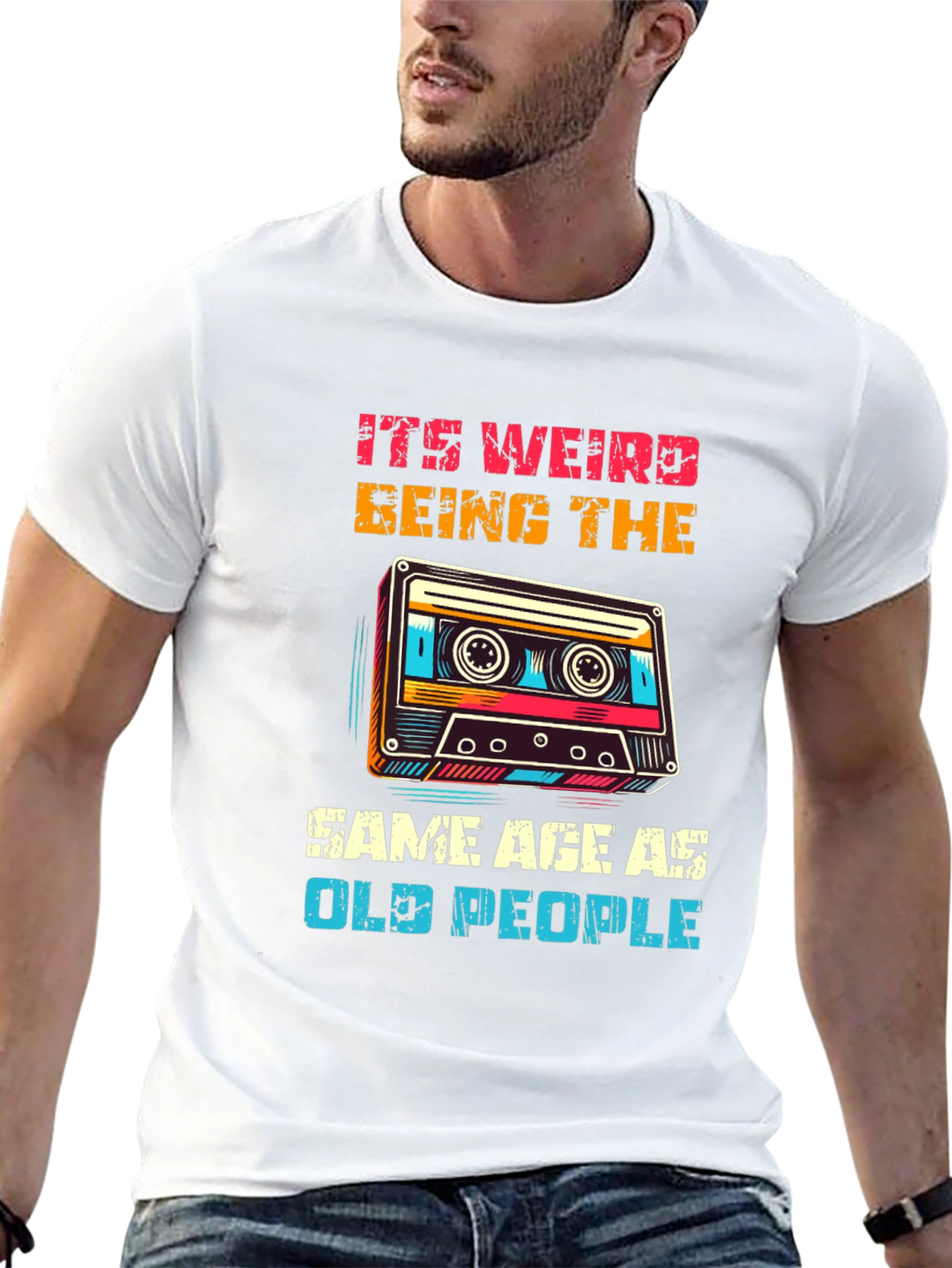 Retro Cassette Tape Graphic T-Shirt