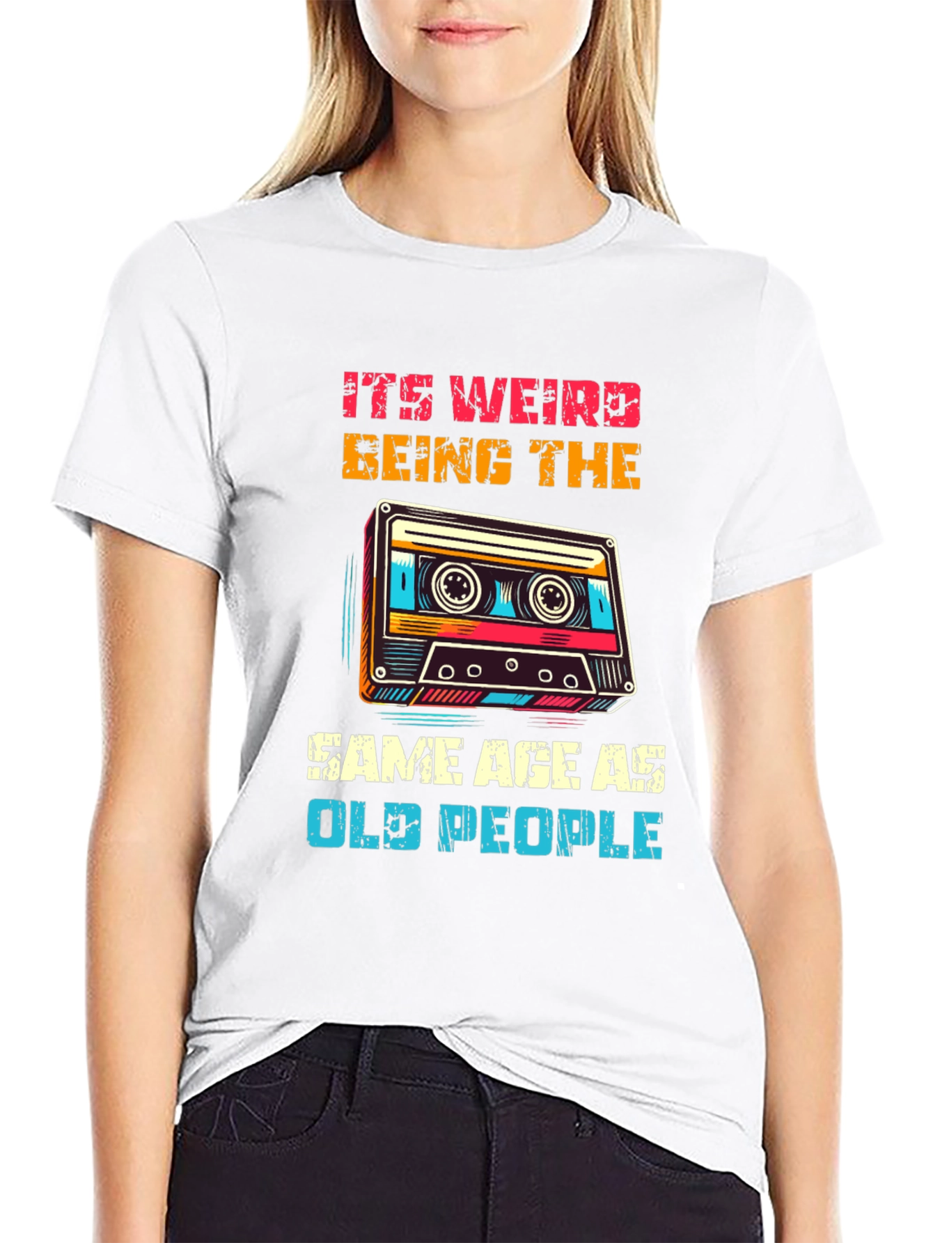 Retro Cassette Tape Graphic T-Shirt