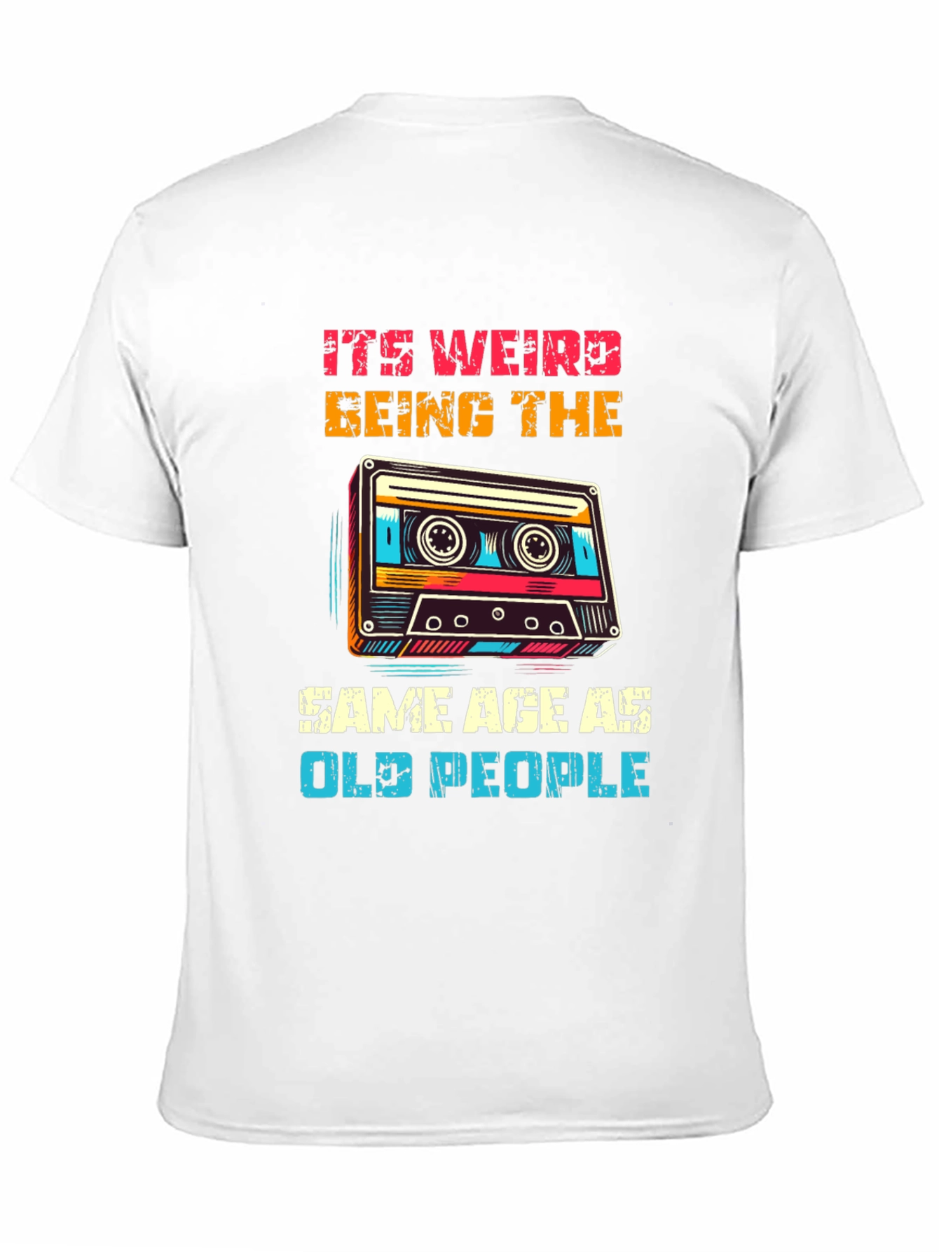 Retro Cassette Tape Graphic T-Shirt