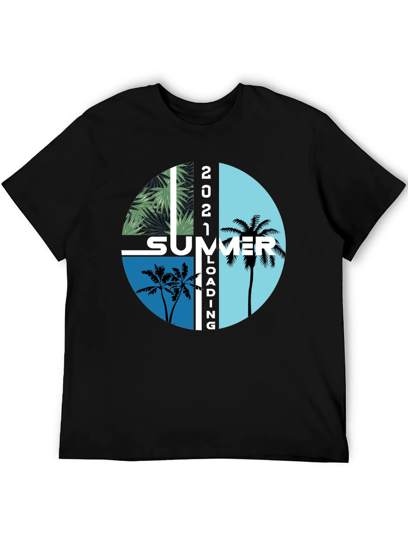 Summer Loading 2021 Graphic T-Shirt - Stylish Black Tee