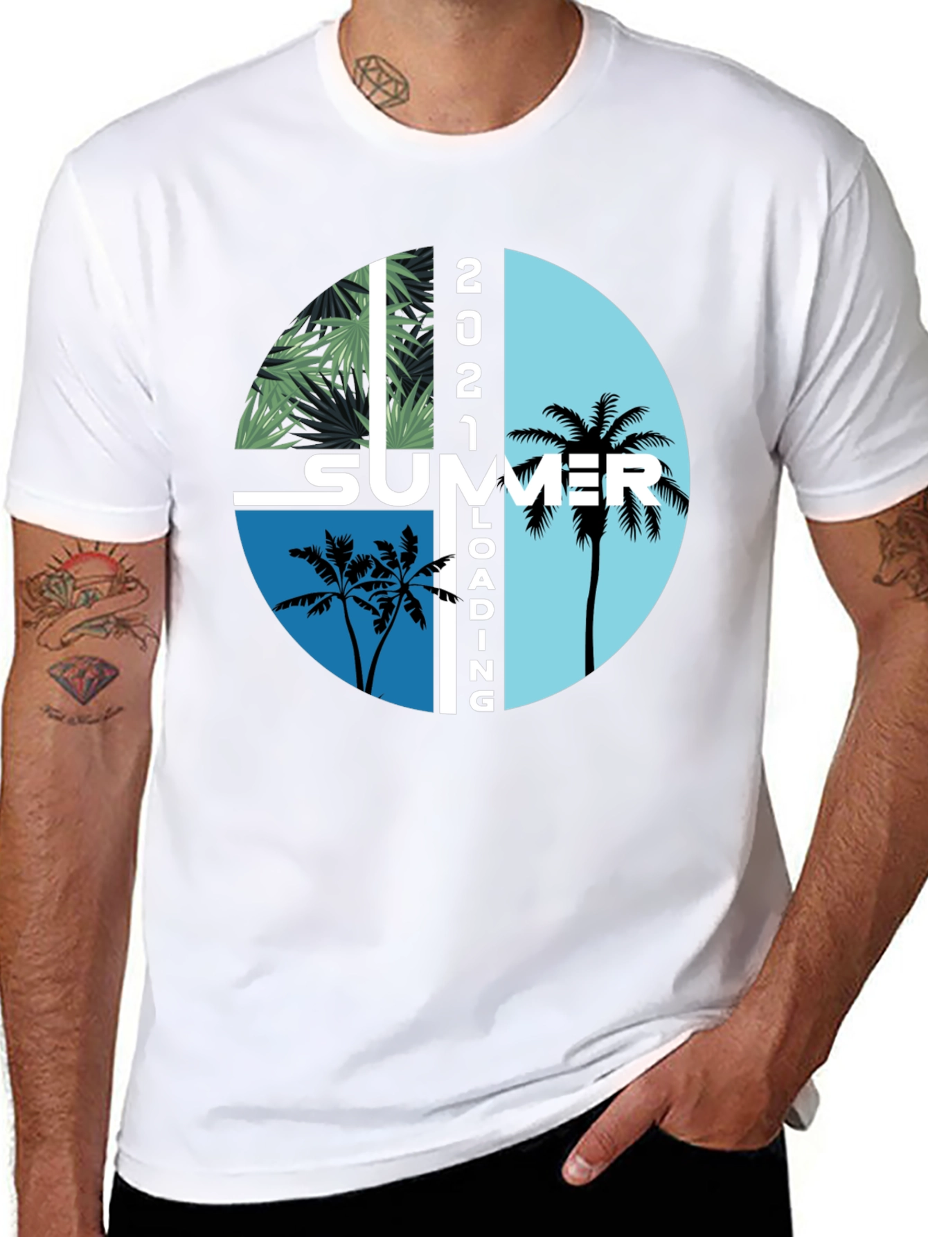Summer Loading 2021 Graphic T-Shirt - Stylish Black Tee