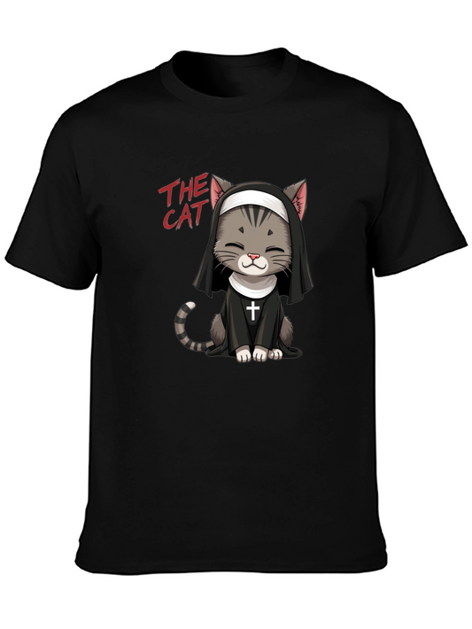 Nun Cat T-Shirt - Funny Cat Lover Tee