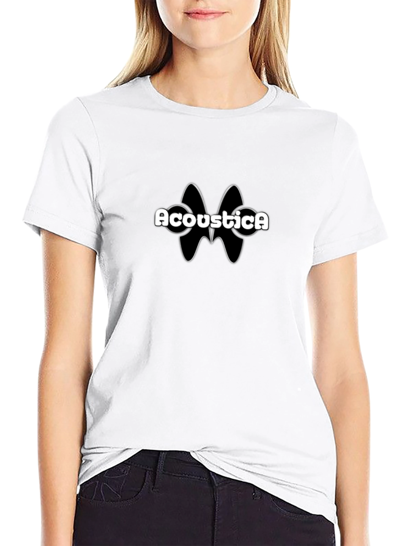 Acoustica Graphic T-Shirt - Classic Black Tee