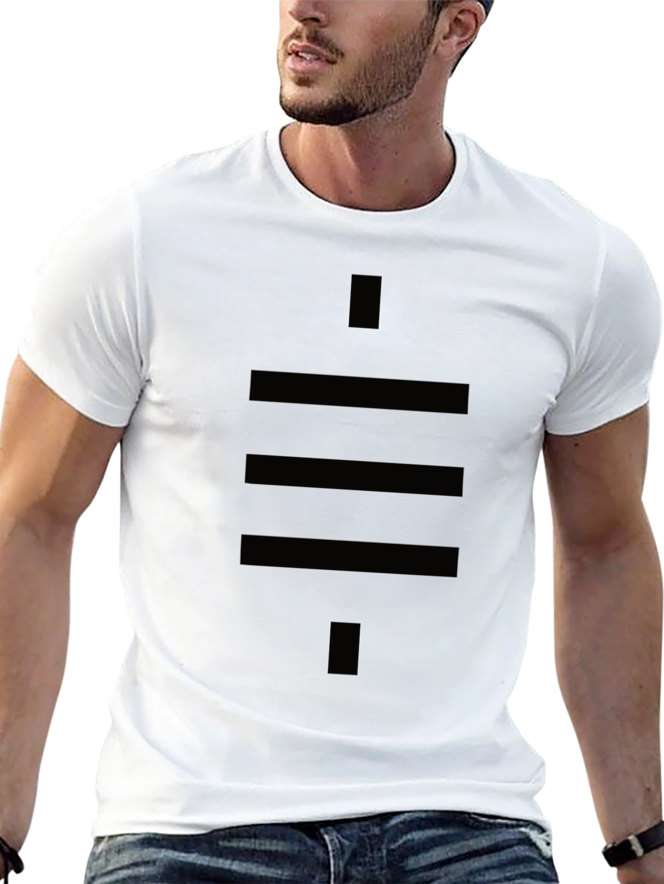 Abstract Graphic Tee - Modern Minimalist Design