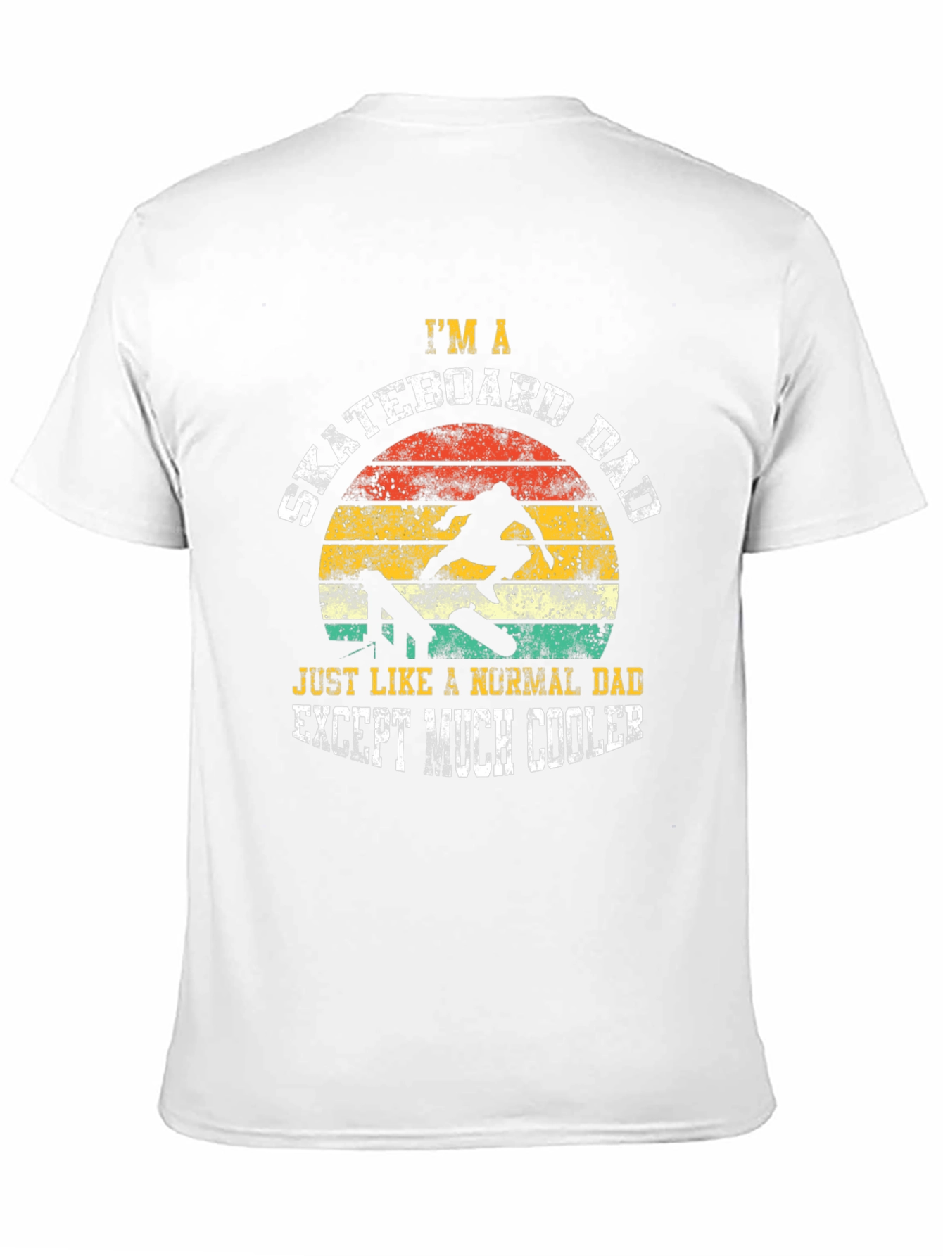Skateboard Dad Graphic T-Shirt - Cool Fathers Day Gift