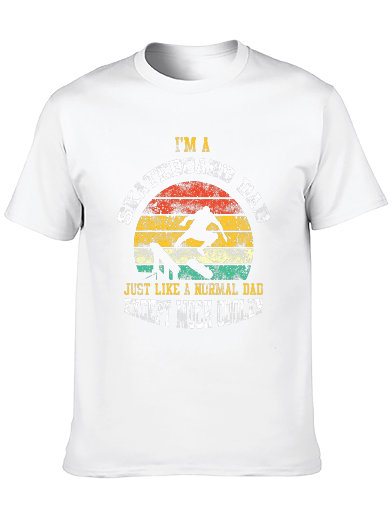 Skateboard Dad Graphic T-Shirt - Cool Fathers Day Gift