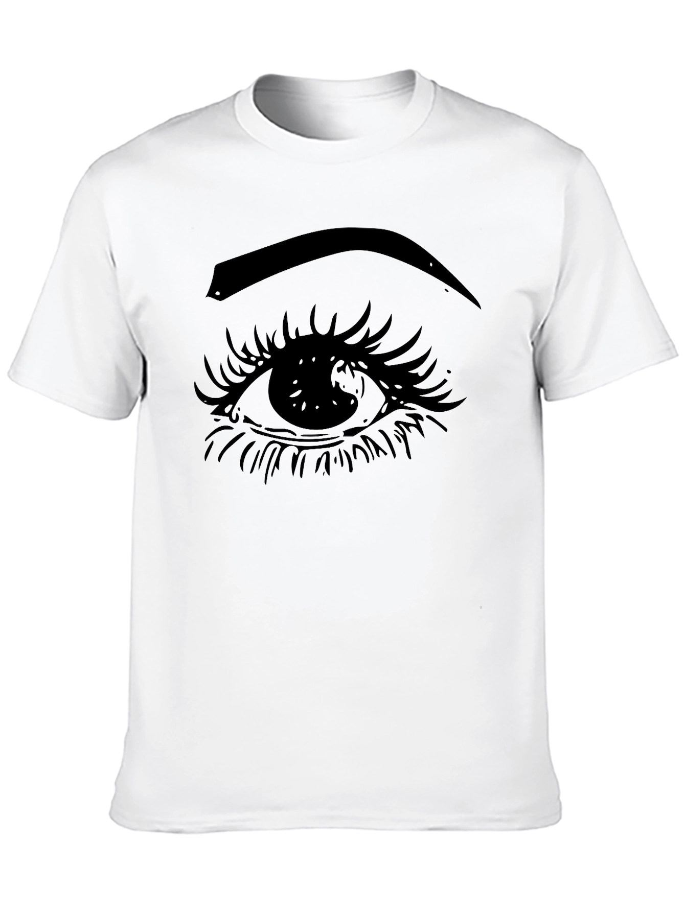 Eye Graphic Black T-Shirt - Unisex