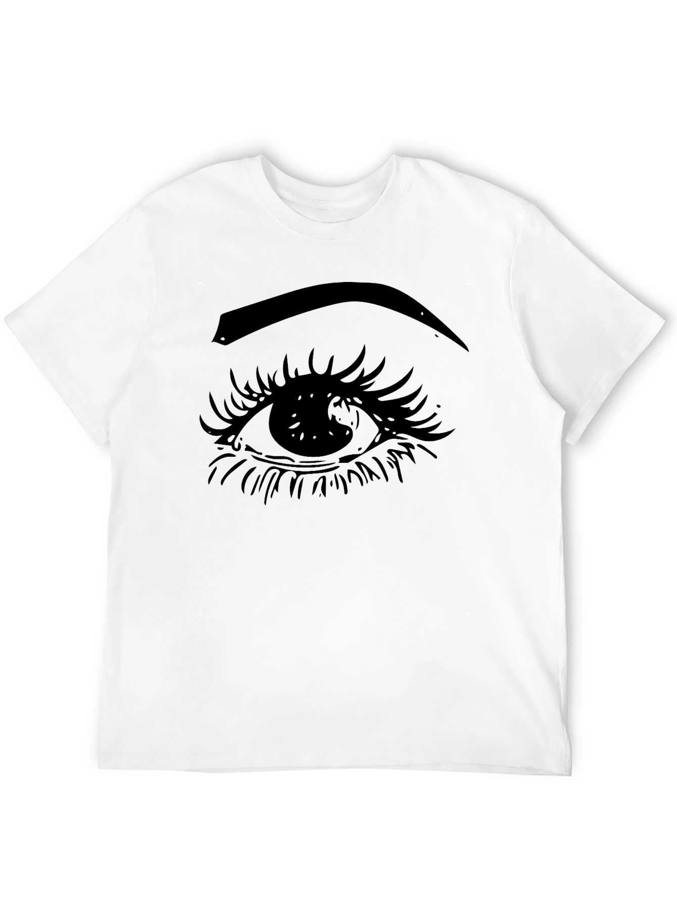 Eye Graphic Black T-Shirt - Unisex