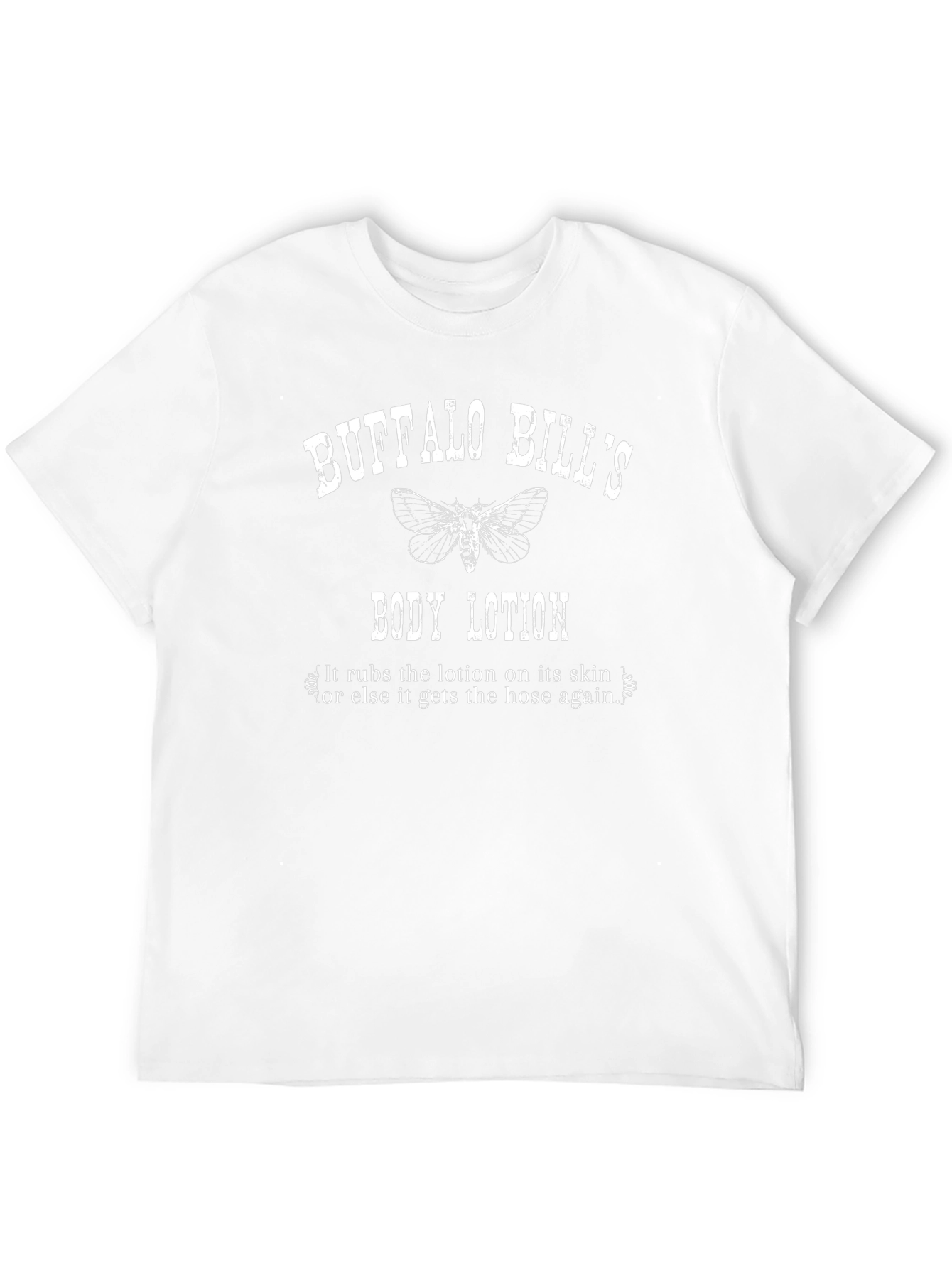 Buffalo Bills Body Lotion T-Shirt Silence Lambs