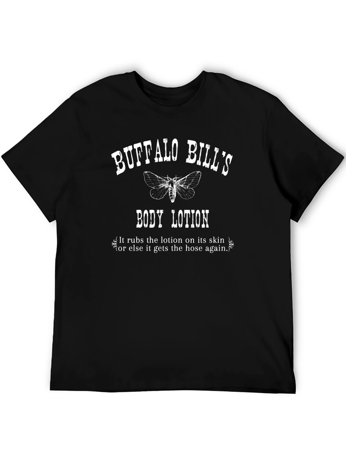Buffalo Bills Body Lotion T-Shirt Silence Lambs