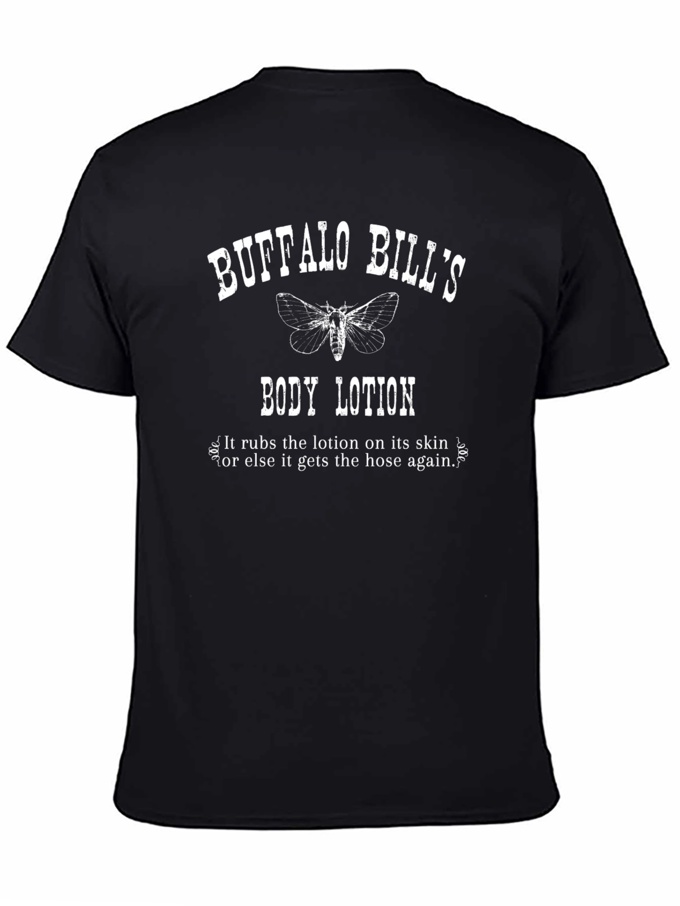 Buffalo Bills Body Lotion T-Shirt Silence Lambs