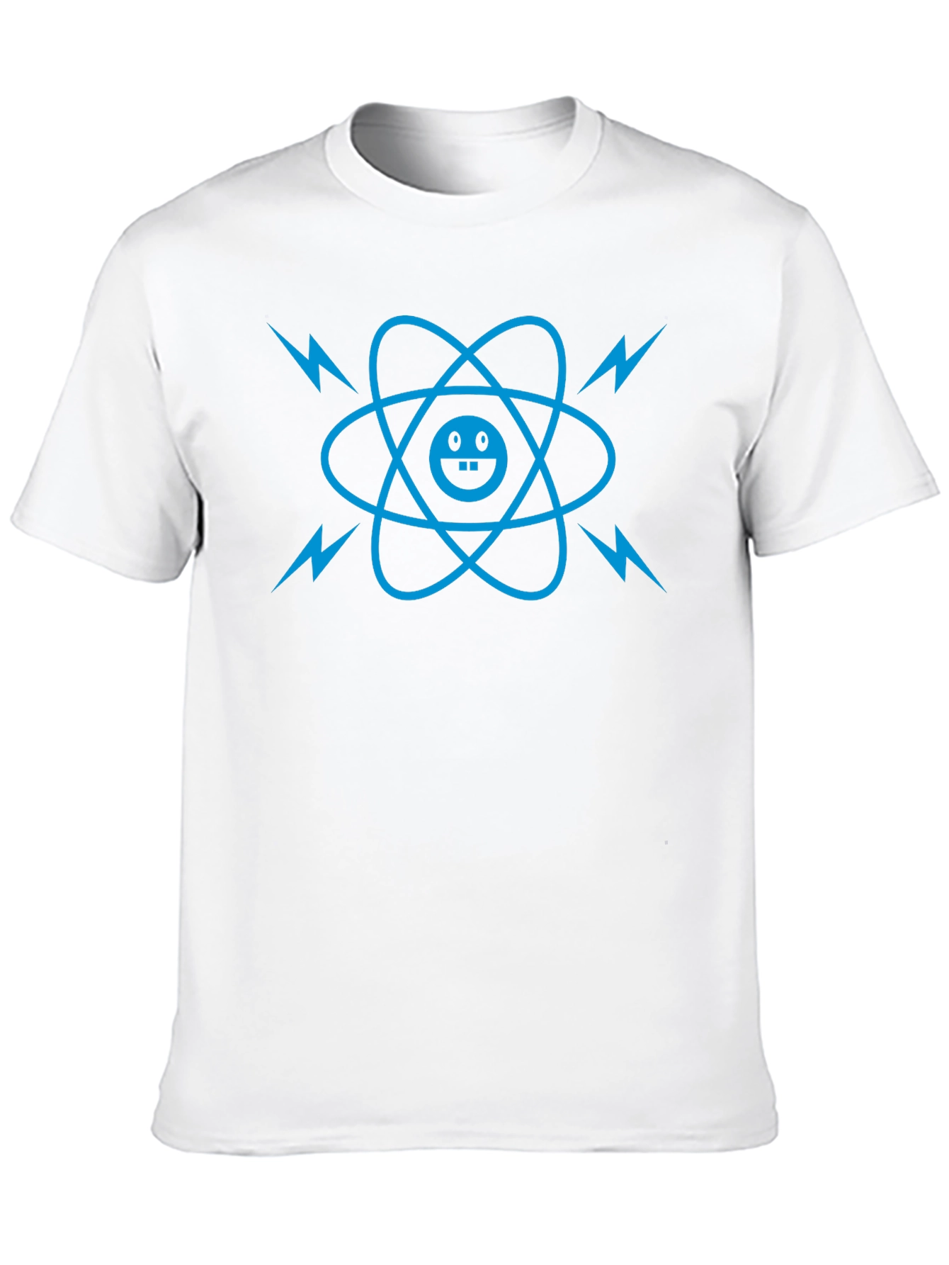 Cool Graphic Tee - Atom with Face
