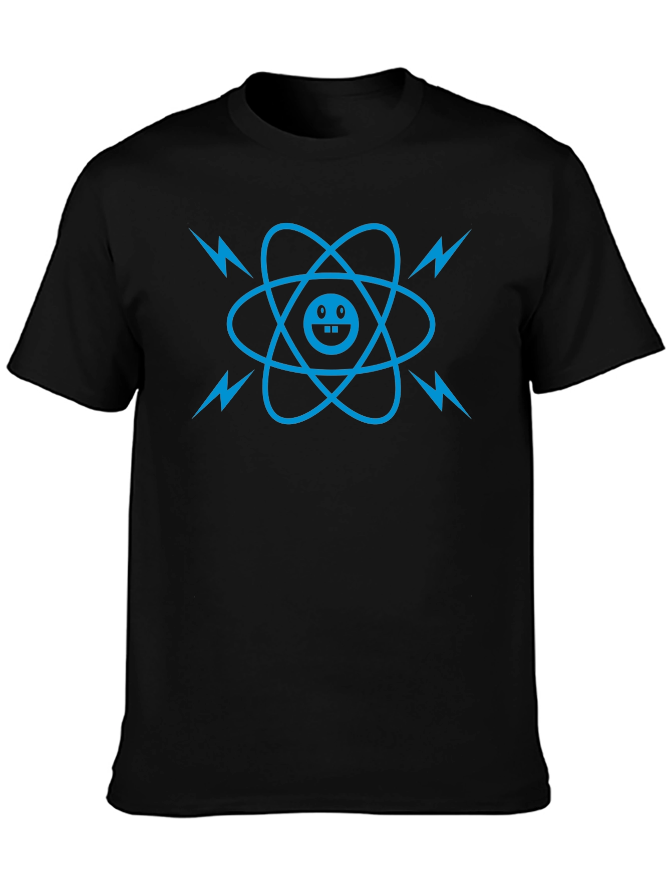 Cool Graphic Tee - Atom with Face