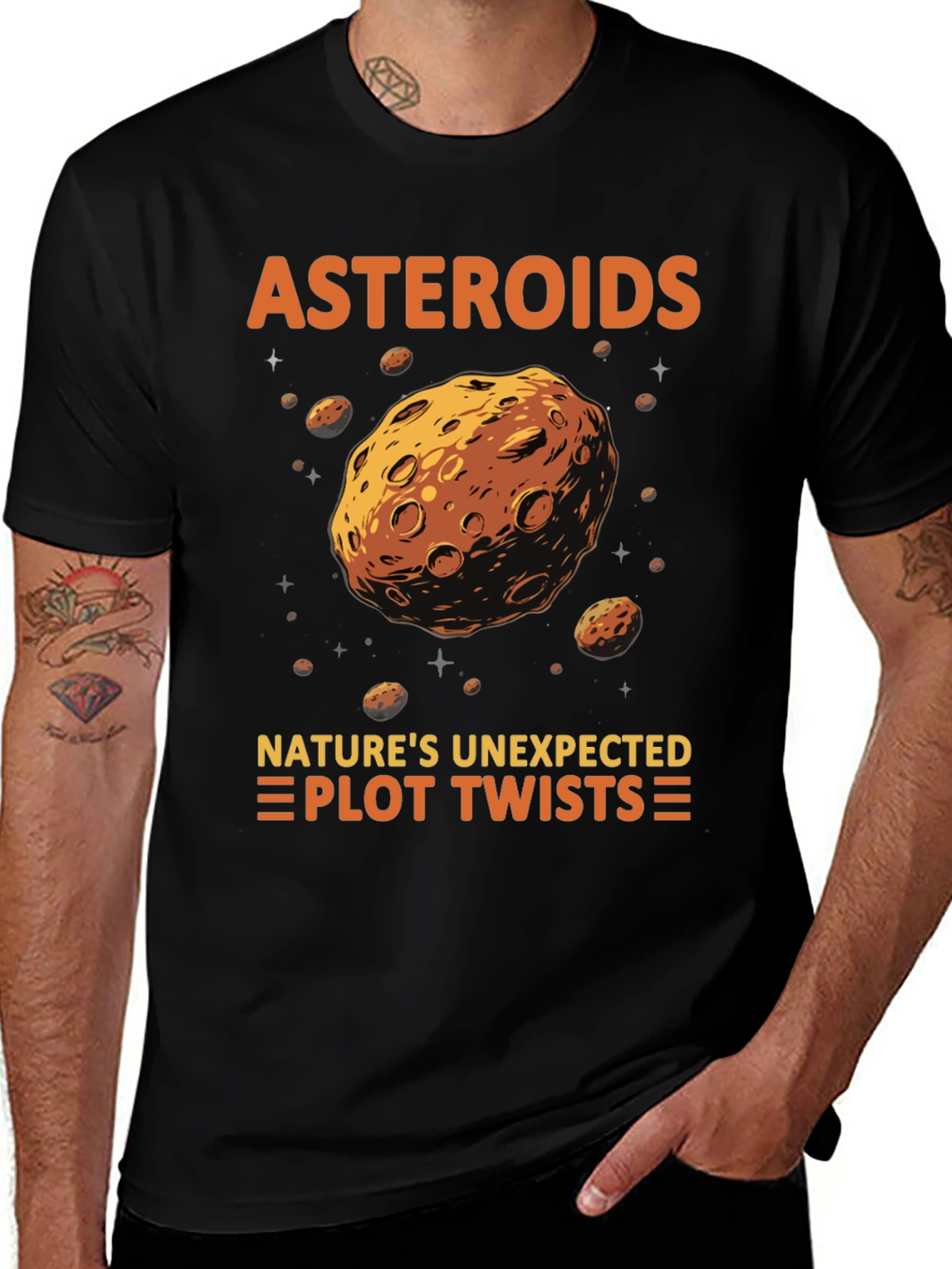 Asteroid Nature T-Shirt - Unexpected Plot Twists!