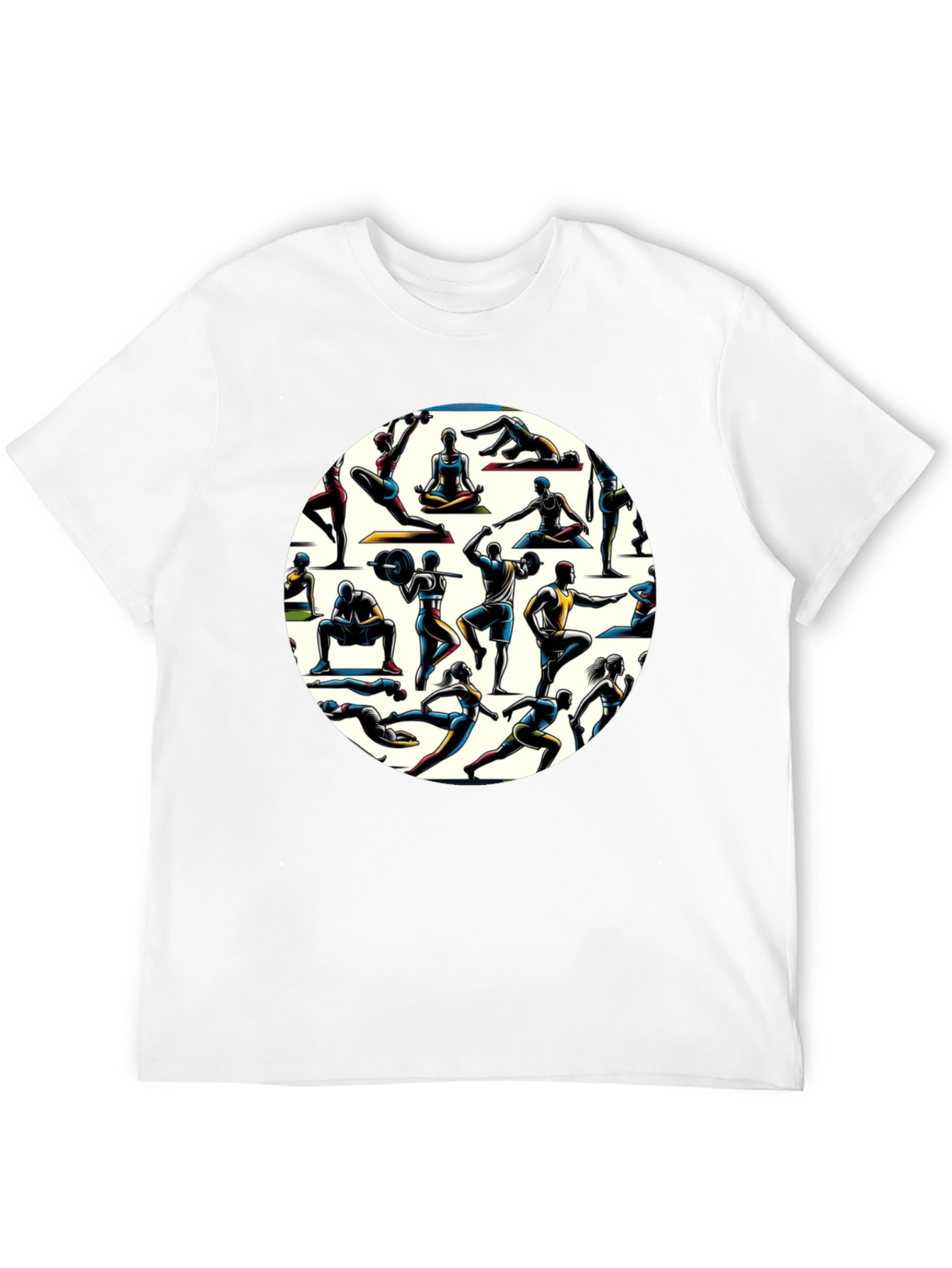 Fitness Circle Black T-Shirt