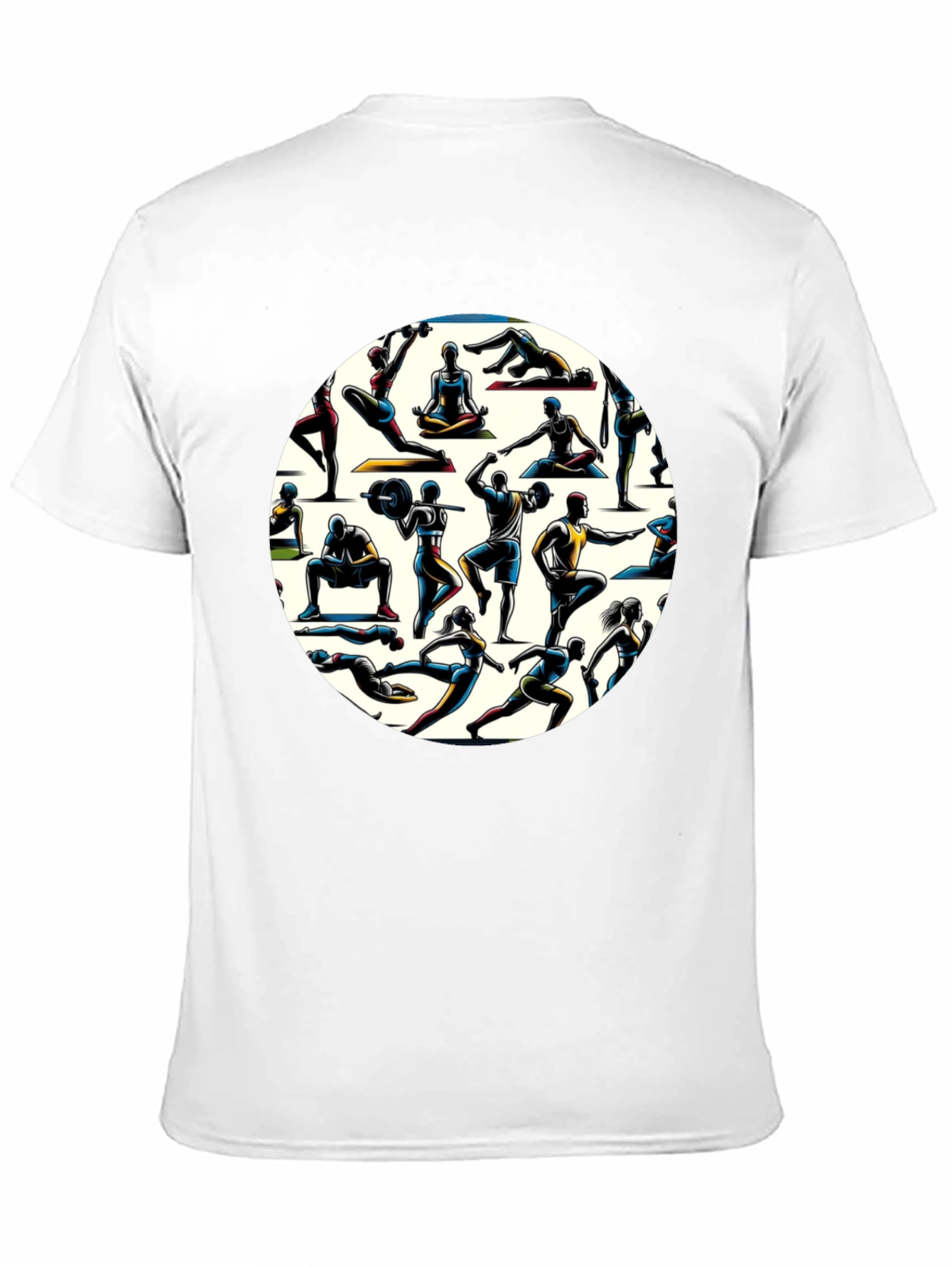 Fitness Circle Black T-Shirt