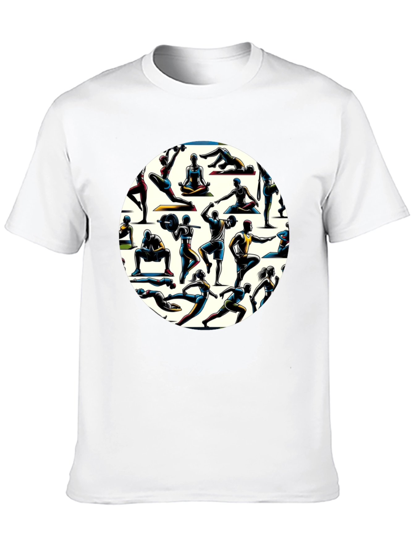 Fitness Circle Black T-Shirt