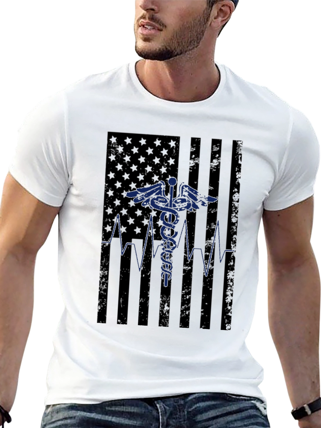 Medical Flag Graphic T-Shirt