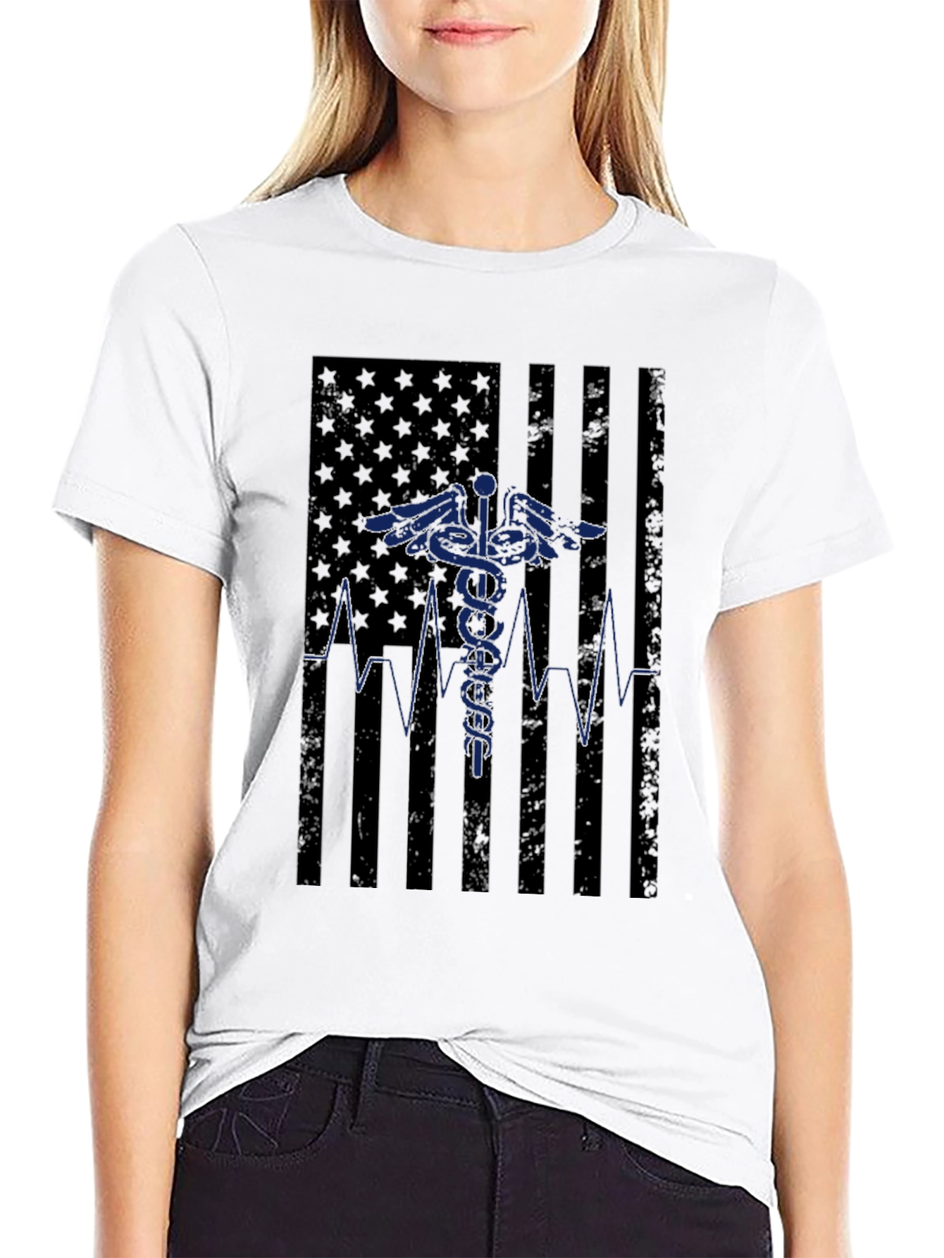 Medical Flag Graphic T-Shirt