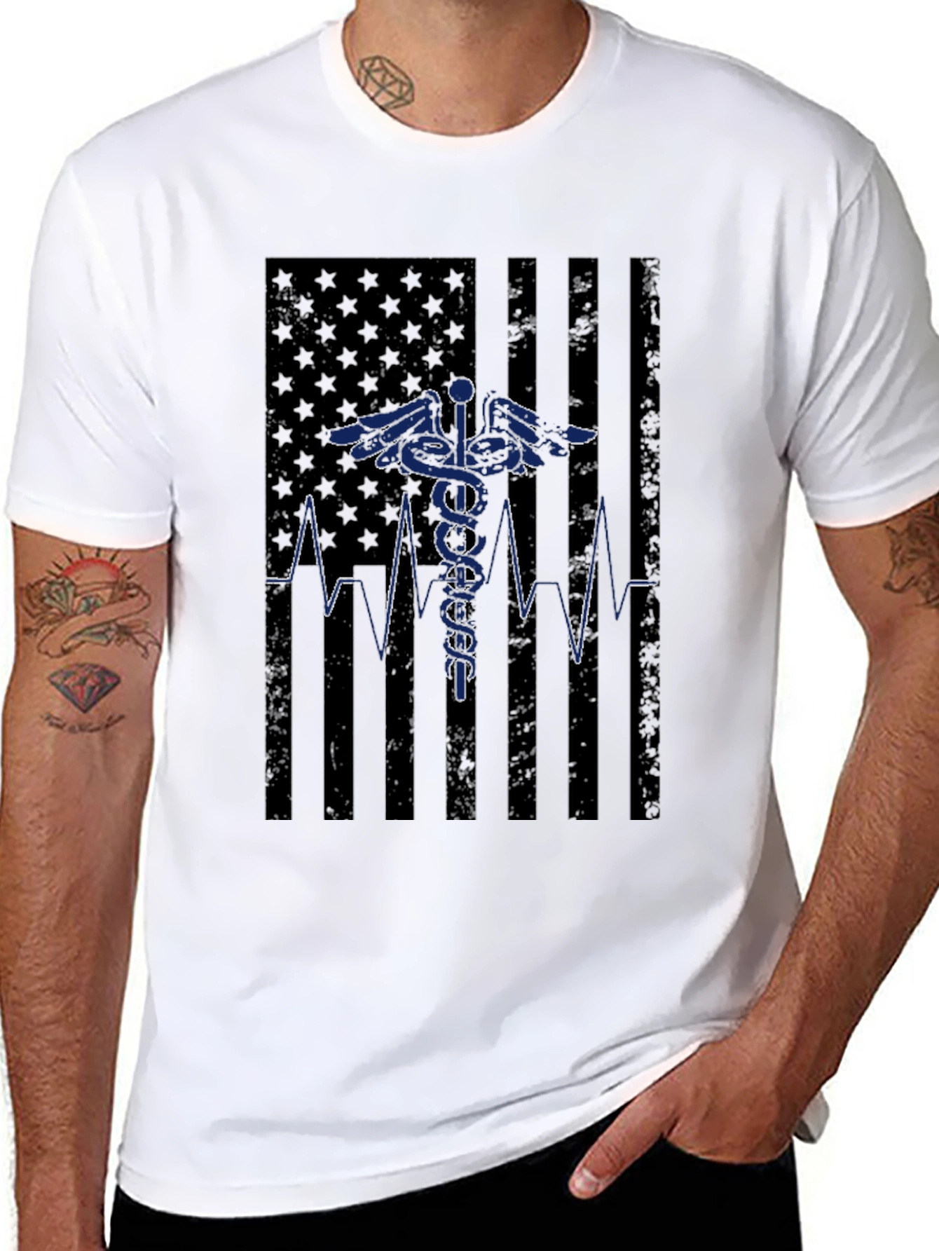 Medical Flag Graphic T-Shirt