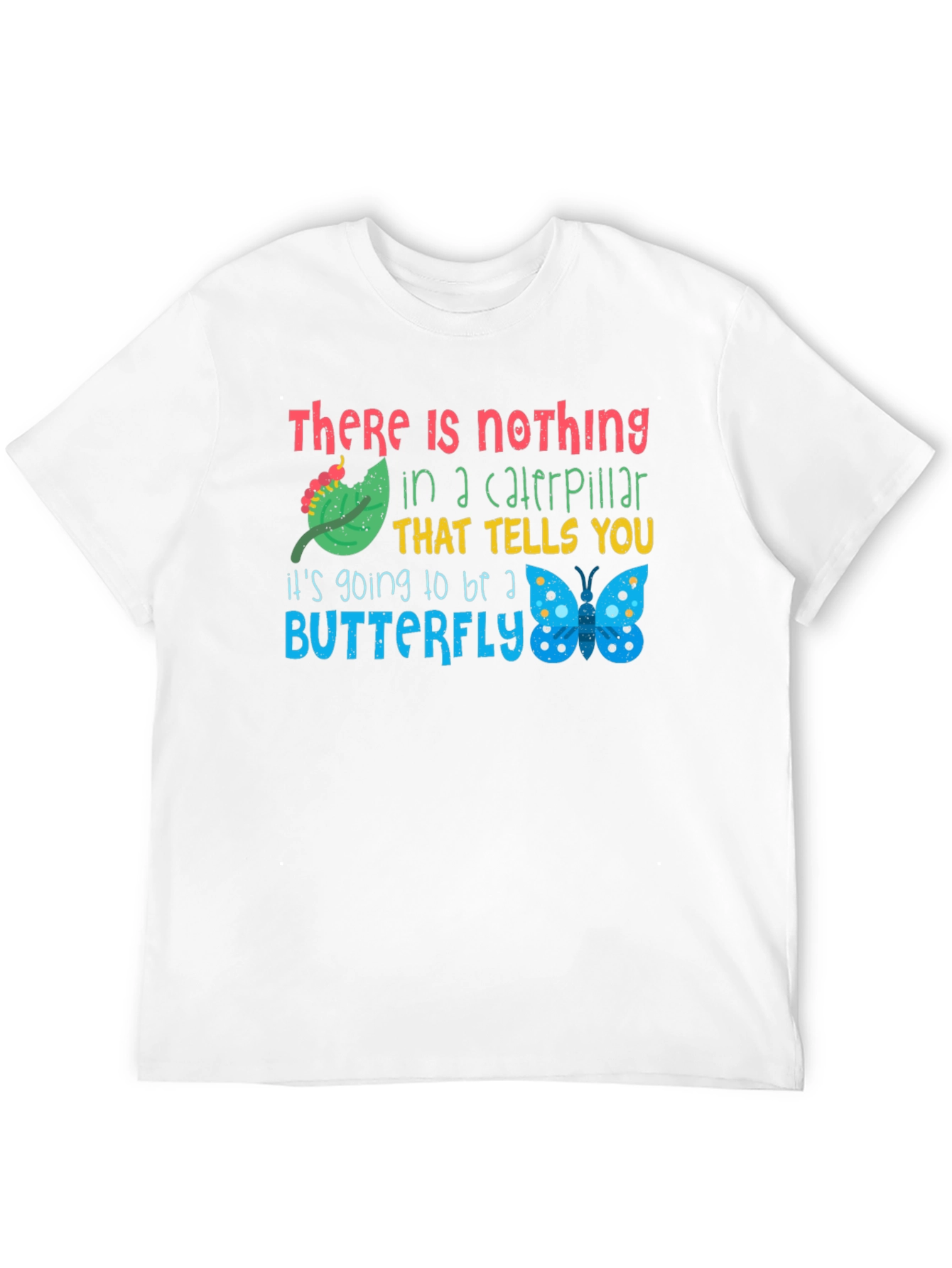 Caterpillar to Butterfly Graphic T-Shirt