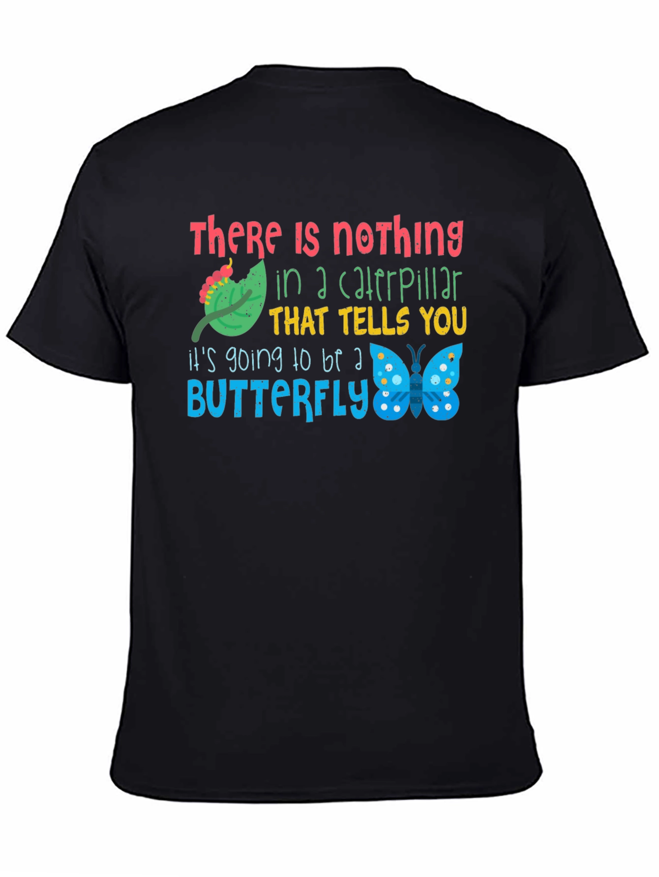 Caterpillar to Butterfly Graphic T-Shirt