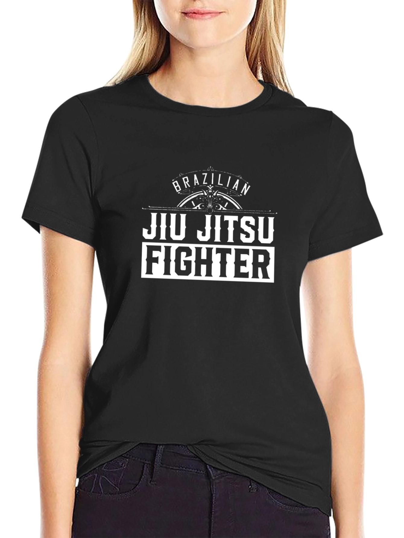 Brazilian Jiu Jitsu Fighter T-Shirt - Black