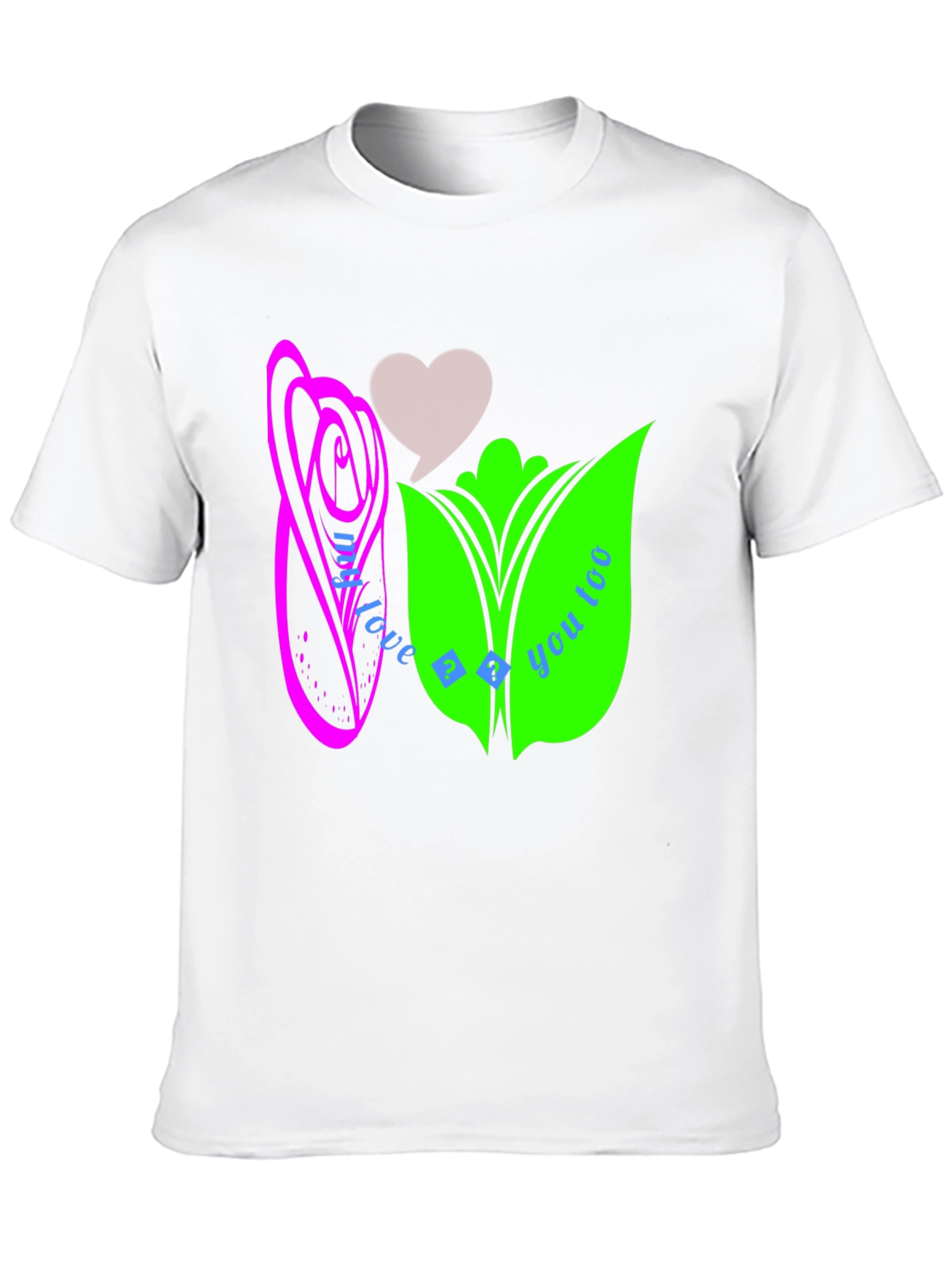 Modern Graphic Tee - Love Theme