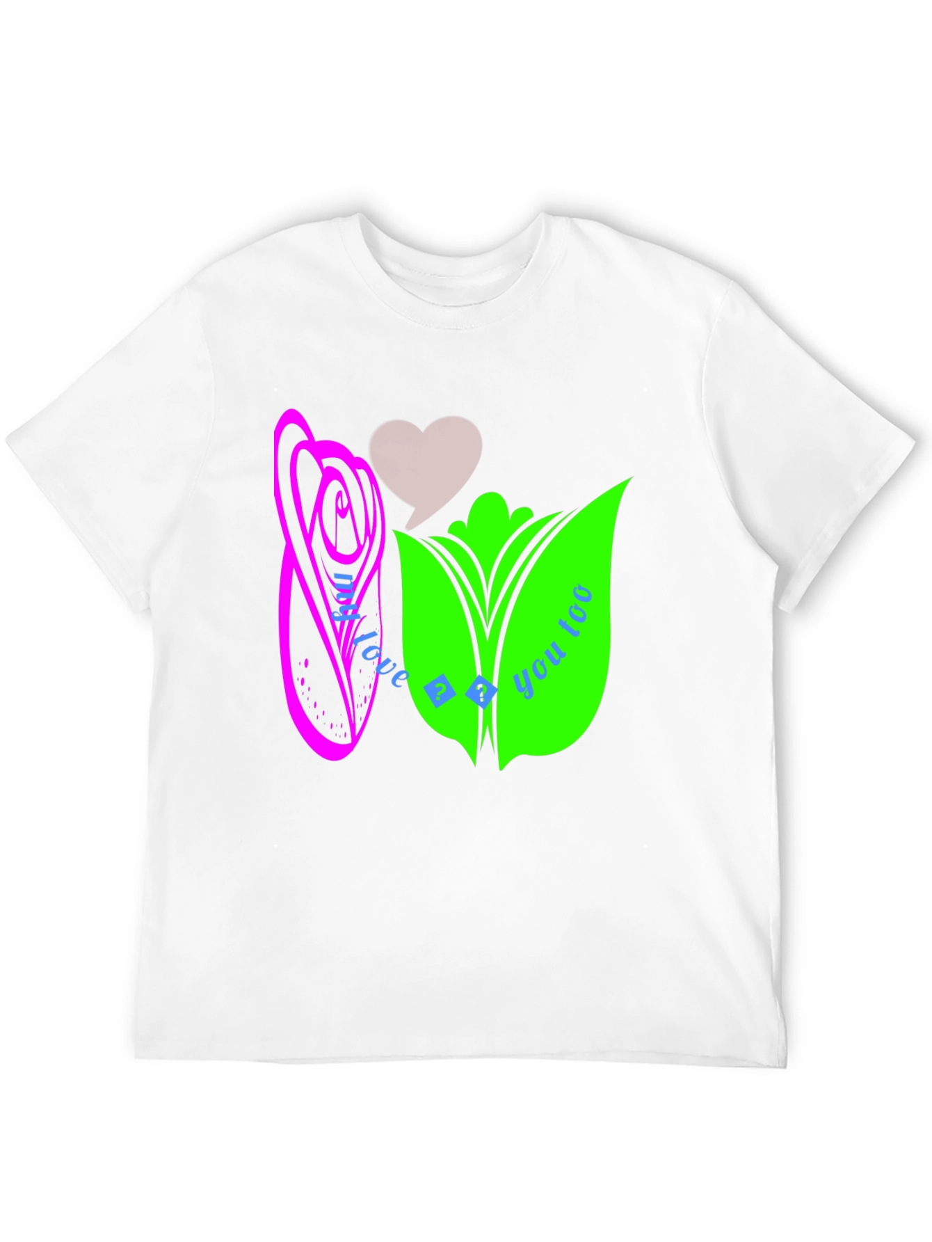 Modern Graphic Tee - Love Theme